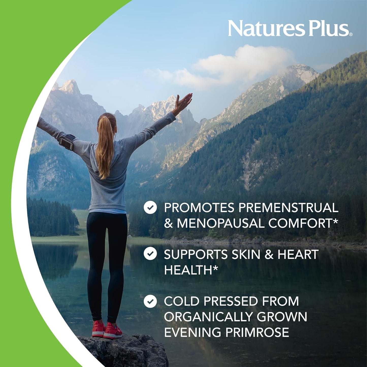 Natures Plus Ultra EPO 1500 mg Evening Primrose Oil Softgels - 90 Servings - Gluten-Free Formula
