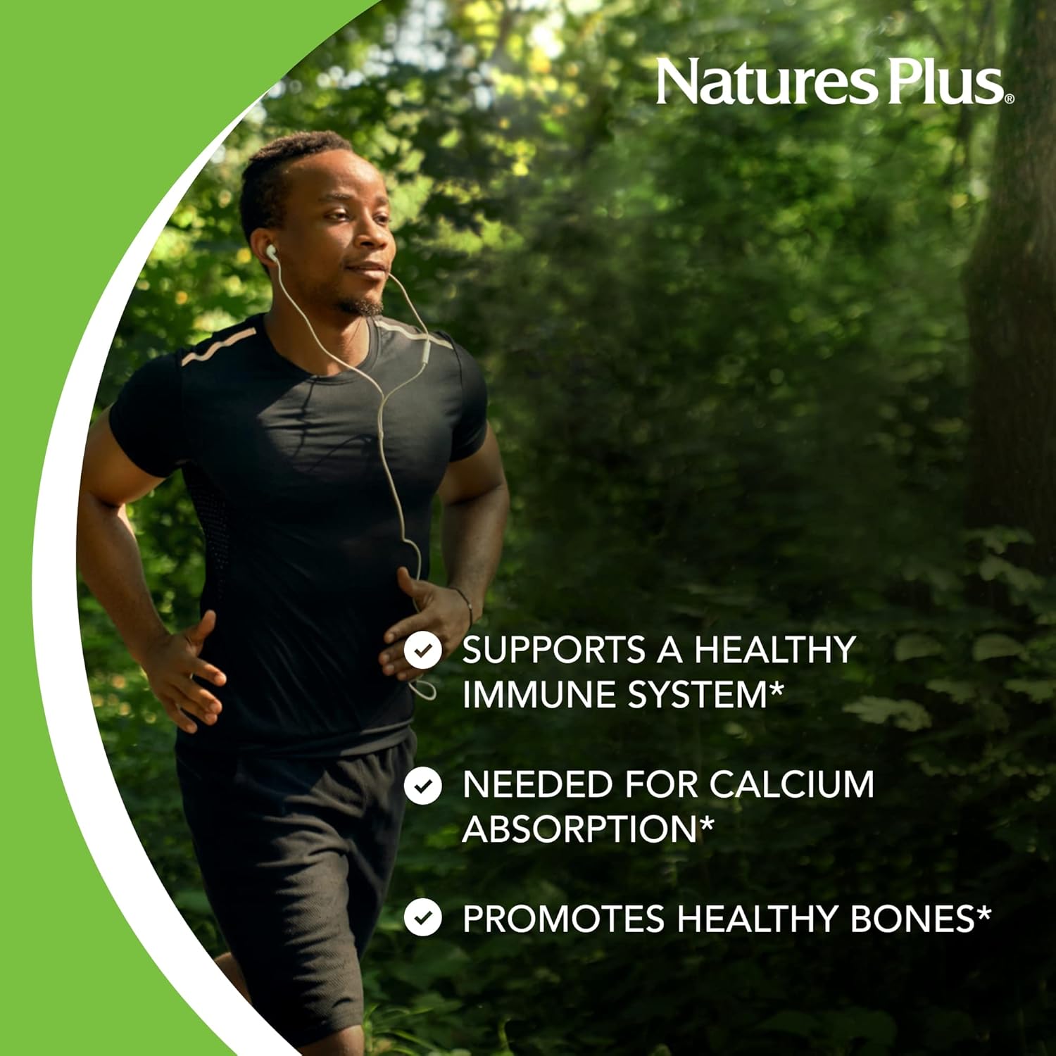 Natures Plus Vitamin D3 Gummies - 5000 IU, 60 Strawberry Gummies - Bone Health & Immune Support - Vegan, Gluten-Free, Non-GMO - 60 Servings