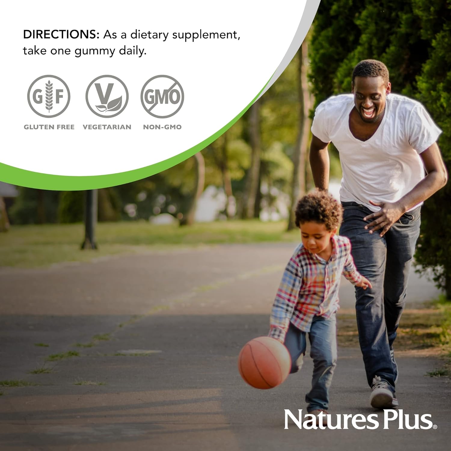 Natures Plus Vitamin D3 Gummies - 5000 IU, 60 Strawberry Gummies - Bone Health & Immune Support - Vegan, Gluten-Free, Non-GMO - 60 Servings