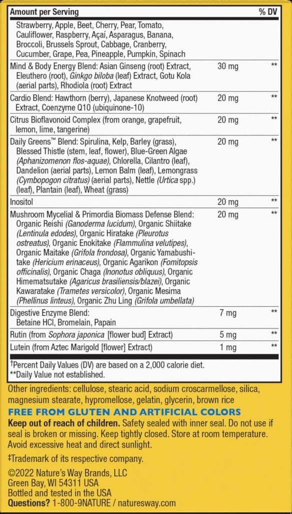 Nature's Way Alive! Men's 50+ Ultra Daily Multivitamin - 60 Tablets for Men's Health