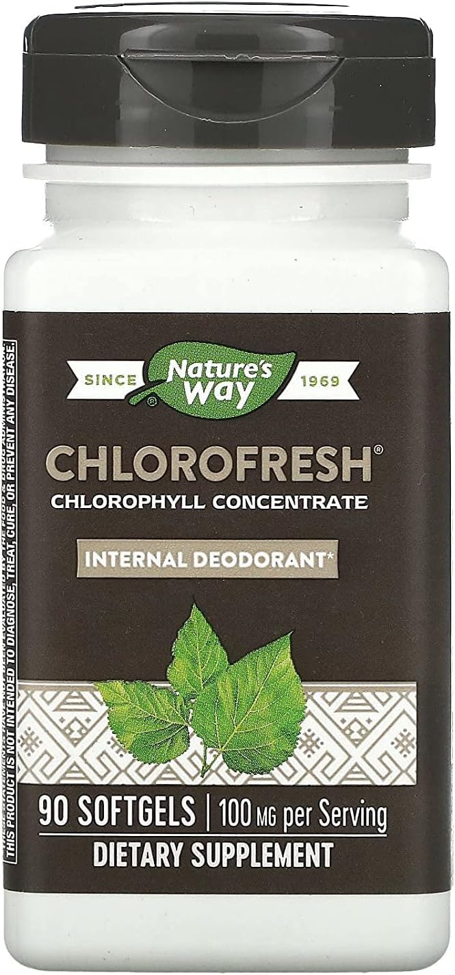 Nature's Way Chlorofresh Softgels - Pack of 2, 90 Count