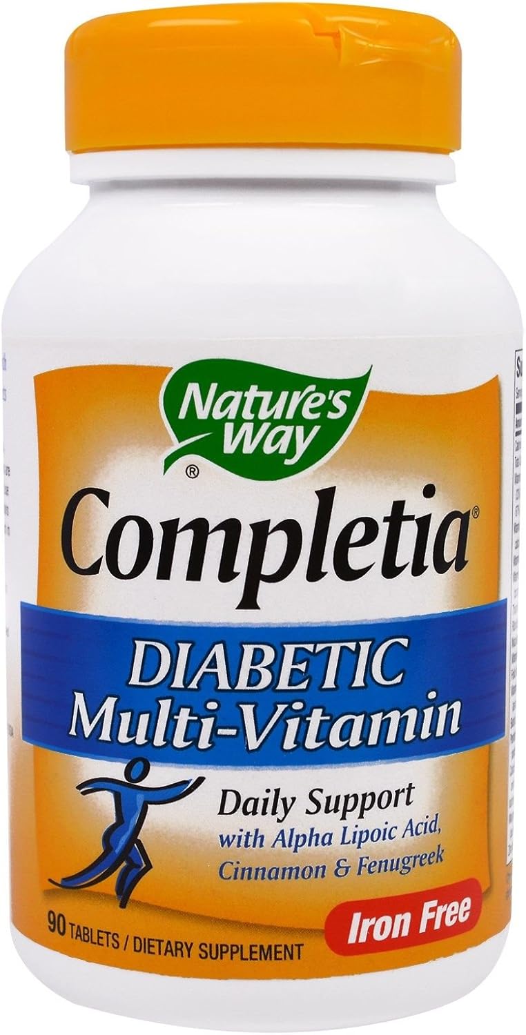 Nature's Way Completia Diabetic Multivitamin - 90 Tablets, Supports Overall Health
