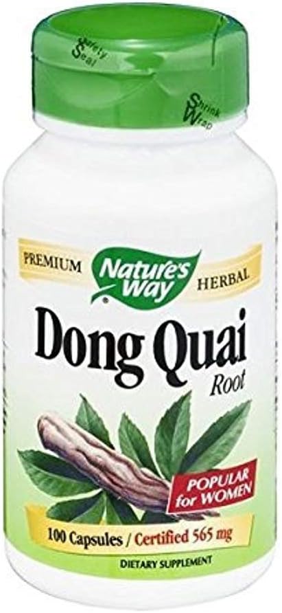 Nature's Way Dong Quai Capsules - 1130 mg per Serving, 100 Count (Pack of 2)