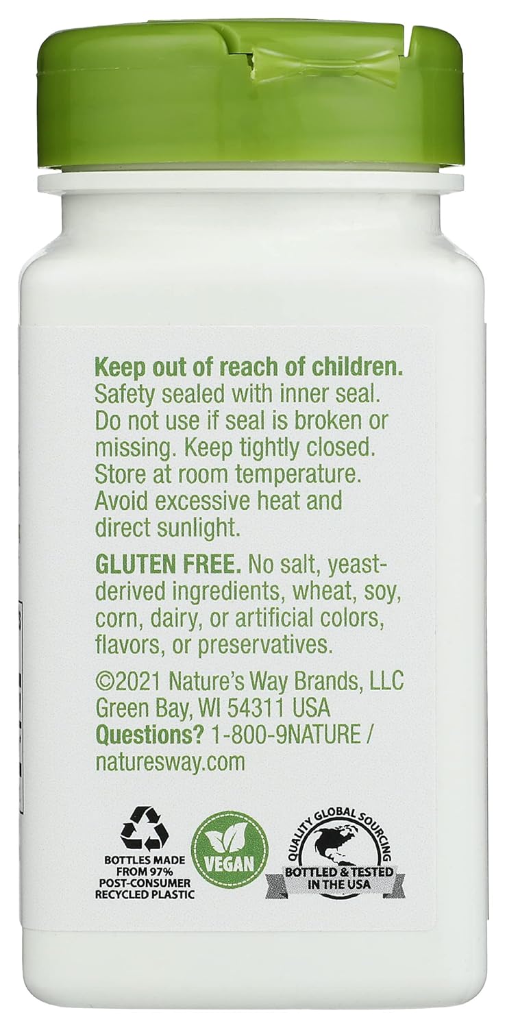 Natures Way Garlic Bulb Capsules - 100 Vegetarian Capsules