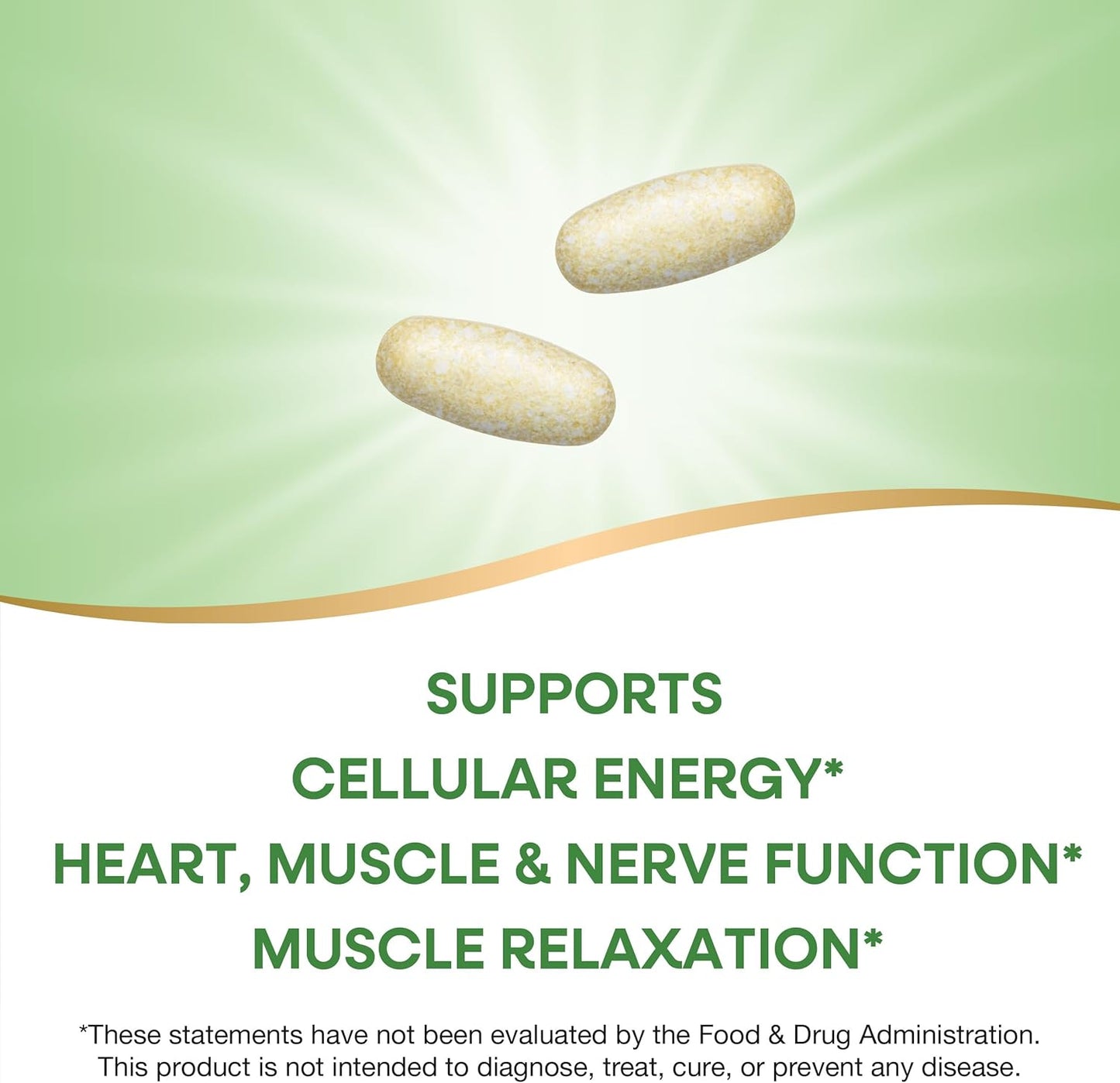 Nature's Way Krebs Magnesium Potassium Complex - Cellular Energy Support, Magnesium Lysinate & Malate, Potassium Citrate, Vegan, Gluten & Dairy Free - 120 Tablets