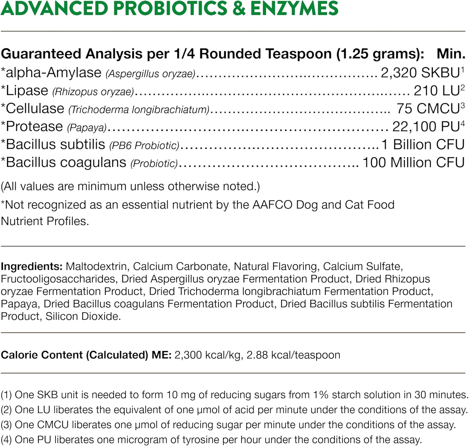 NaturVet Advanced Probiotics & Enzymes with Vet Strength PB6 Probiotic for Dogs & Cats - Supports Sensitive Stomachs & Digestive Health (1 lb)