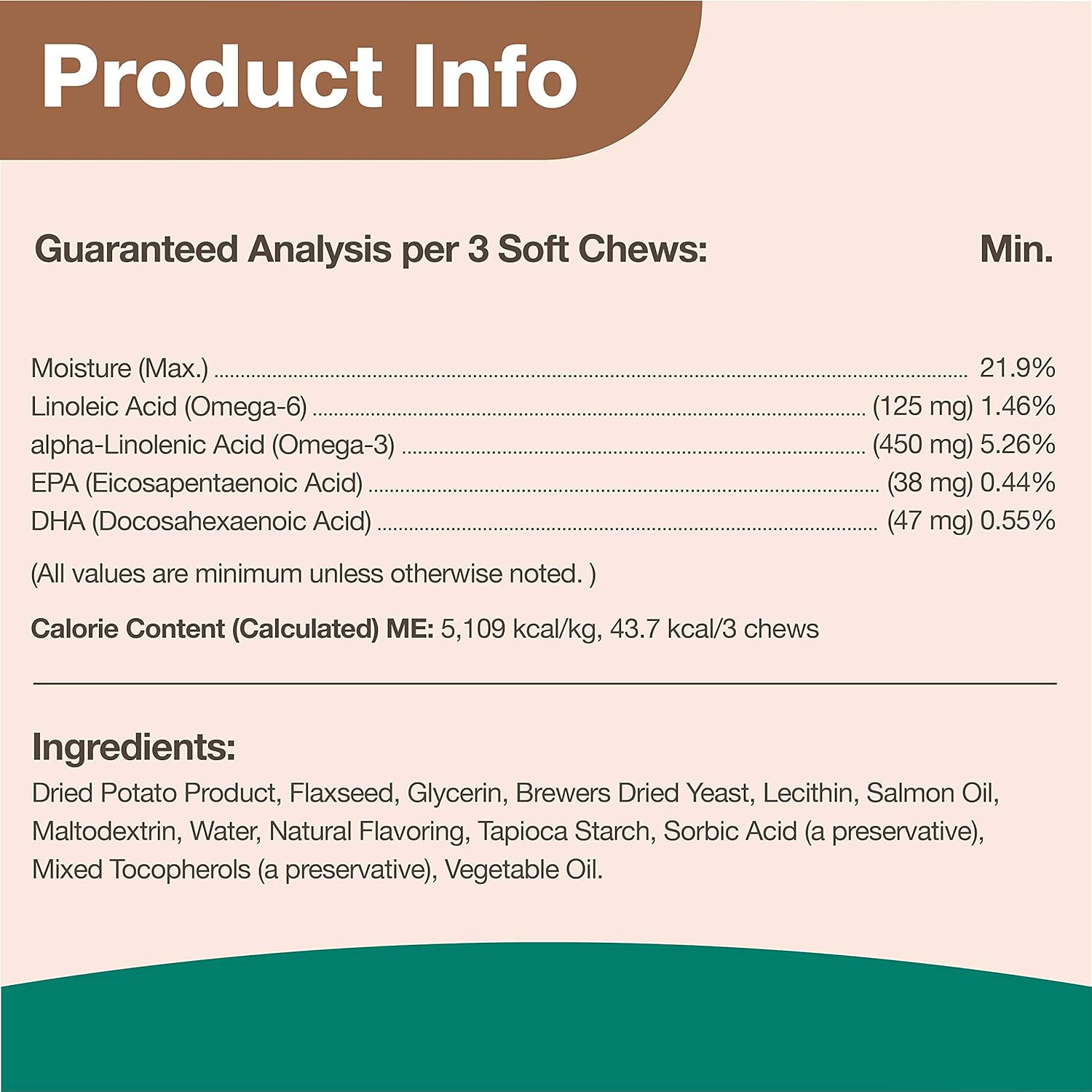 NaturVet Omega-Gold Plus Salmon Oil Soft Chews for Dogs & Cats - Supports Skin & Coat Health with DHA, EPA, Omega-3, & Omega-6 - 90 Chews