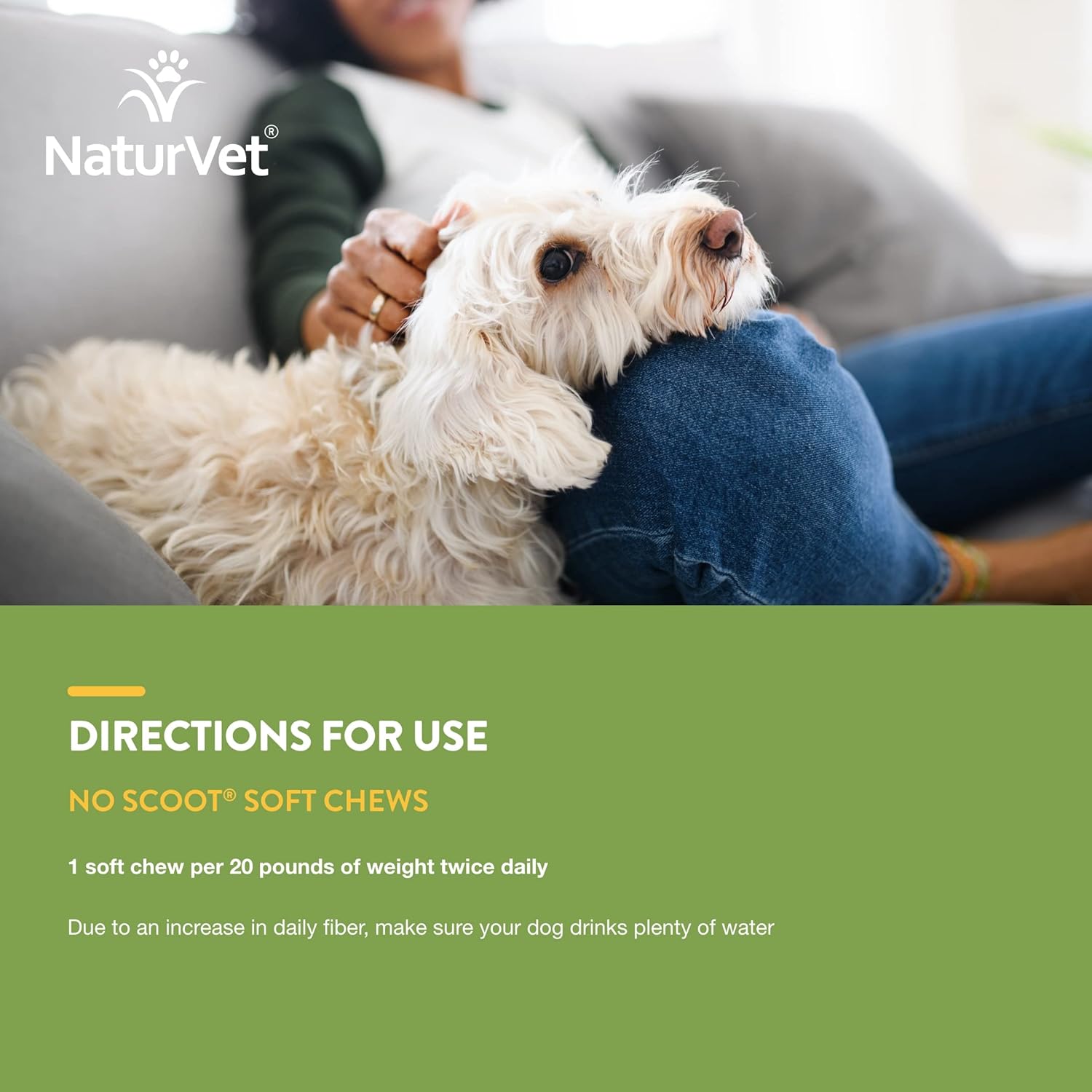 NaturVet Probiotic & Enzyme Supplement for Dogs - 120 Soft Chews - Supports Digestive Health & Anal Gland Function