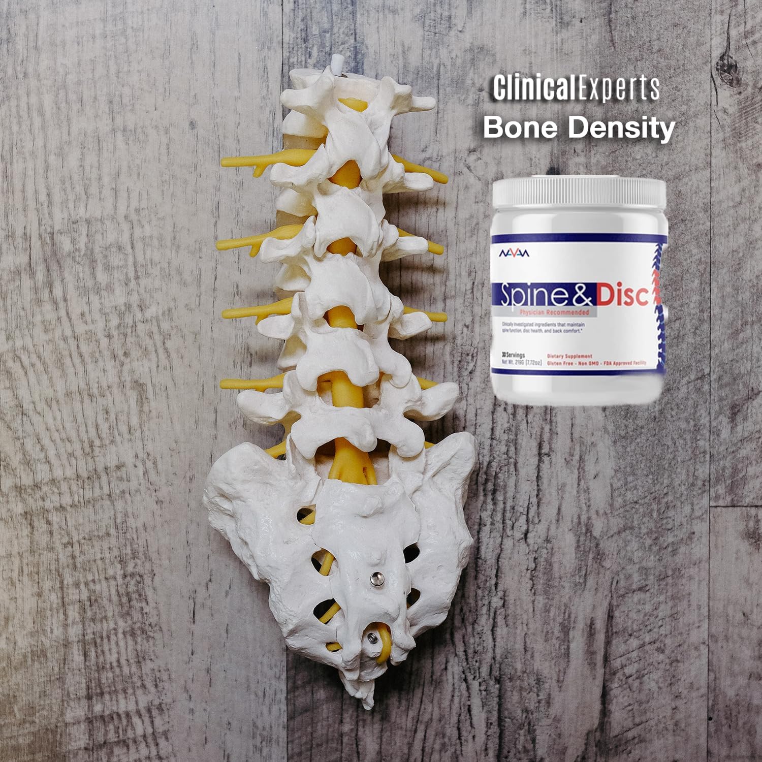 Navan Bone Strength & Density Supplement Powder with Calcium, Phosphorus, Vitamin D, Glucosamine, Chondroitin, MSM, & Turmeric