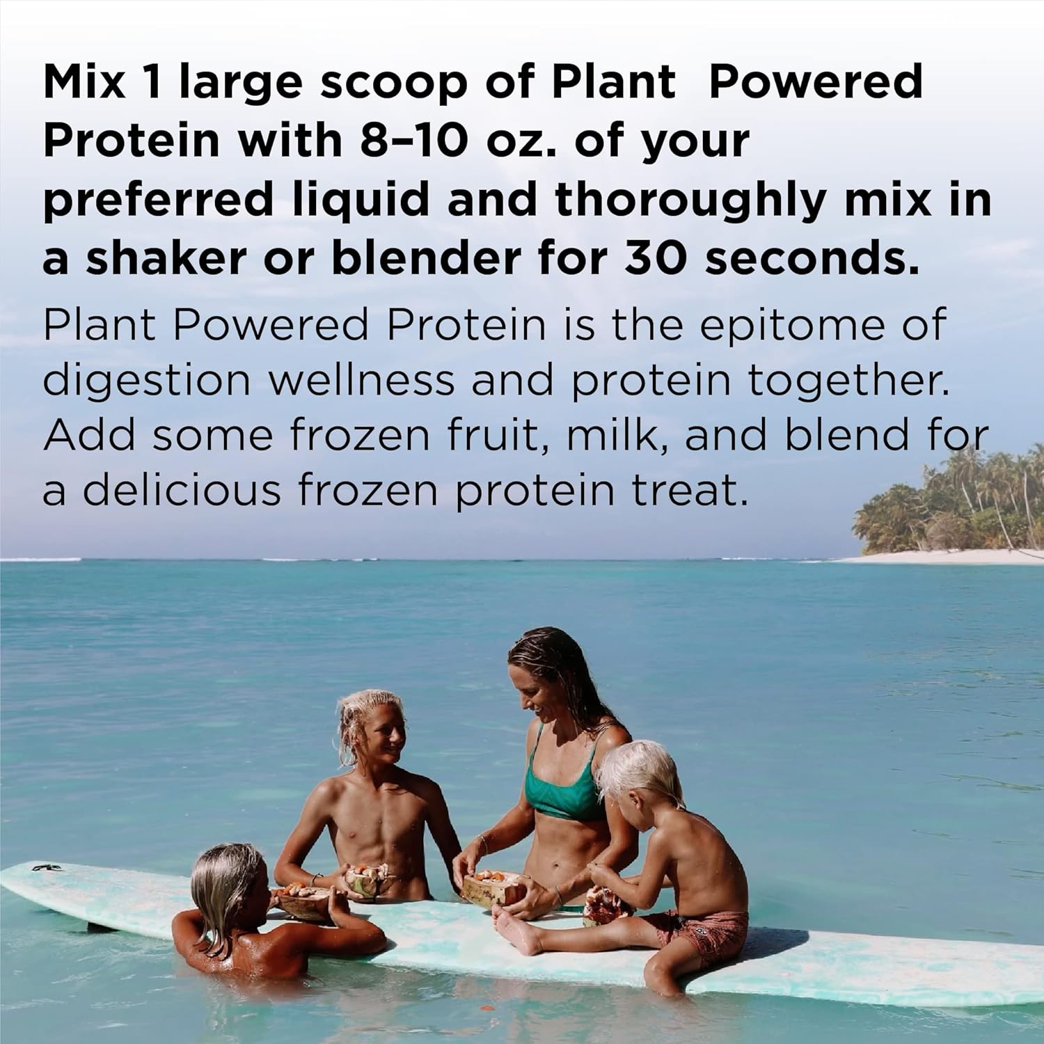 nbpure Earthy Andy Vanilla Plant Powered Protein Powder - Gluten-Free, Non-GMO, Cruelty Free - 30 Servings