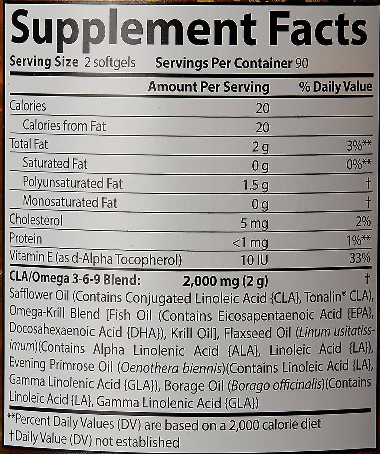 NDS Censor Softgels - Dietary Supplement for Fat Loss and Body Toning with CLA, Fish Oil, Safflower, Omega 3-6-9 Blend - Boost Energy and Metabolism for Better Health - 180 Count