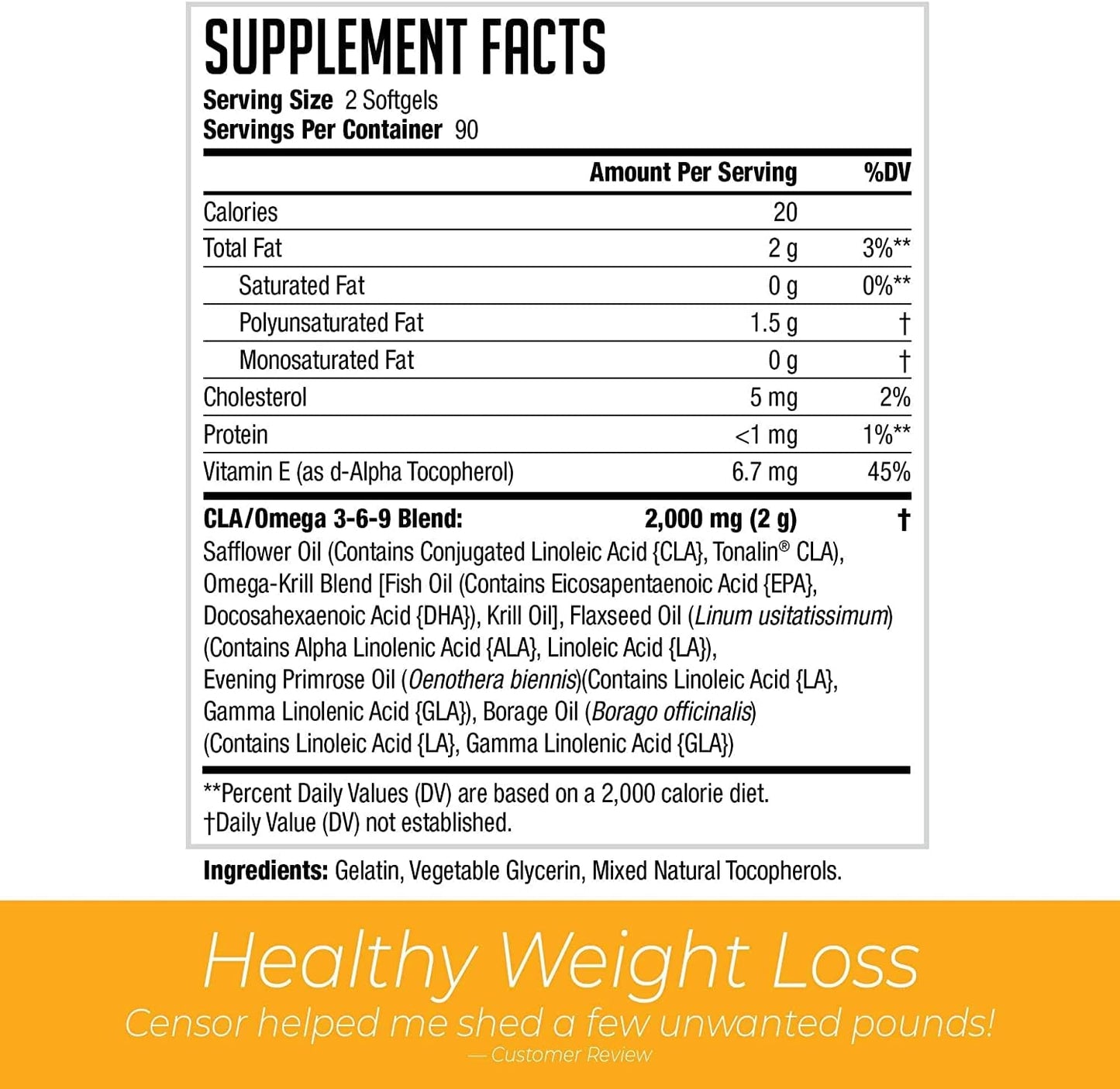 NDS Nutrition Fat Loss and Body Toner Supplement - CLA, Fish Oil, Safflower, Omega 3-6-9 Blend - 180 Softgels - Boost Energy, Metabolism, Health
