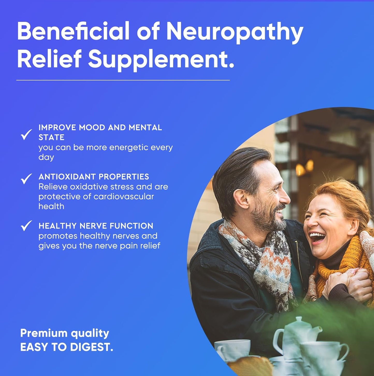 Nerve Savior for Neuropathy - Advanced Nerve Health Supplement with Alpha Lipoic Acid-Benfotiamine - 120 Capsules