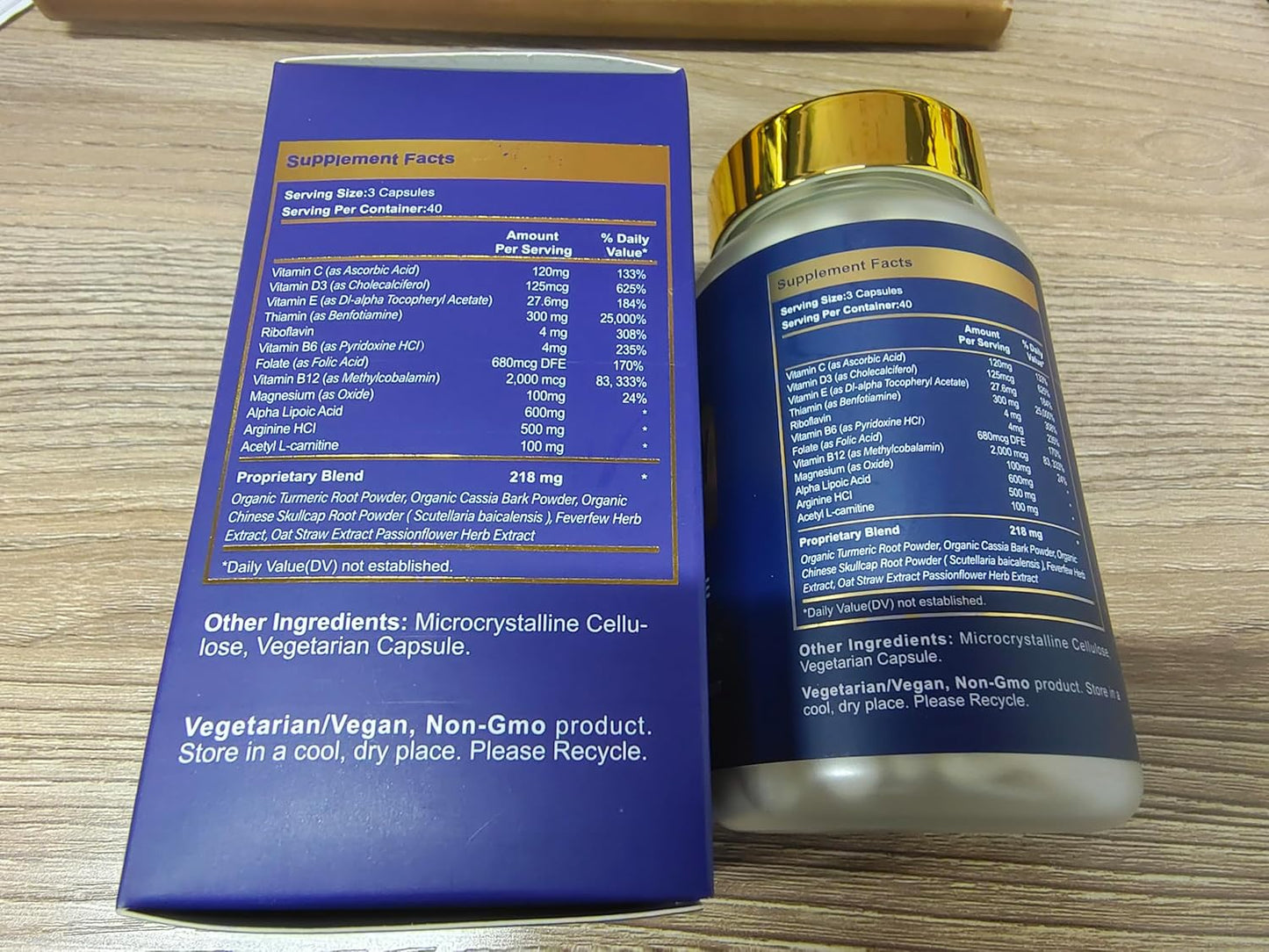 Nerve Savior for Neuropathy - Advanced Nerve Health Supplement with Alpha Lipoic Acid-Benfotiamine - 120 Capsules
