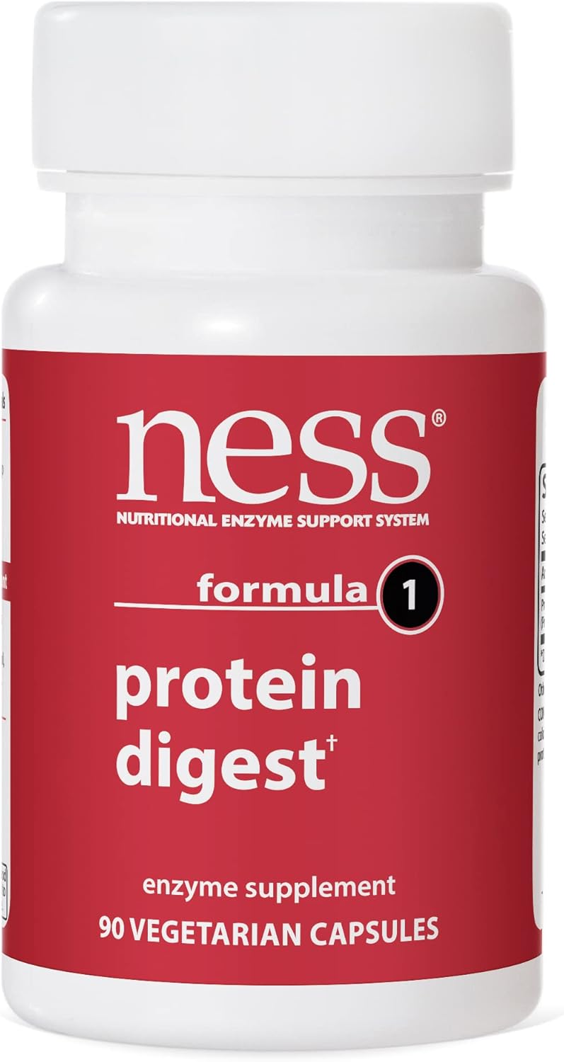Ness Enzymes Protein Digest #1 Capsules - 90 Count