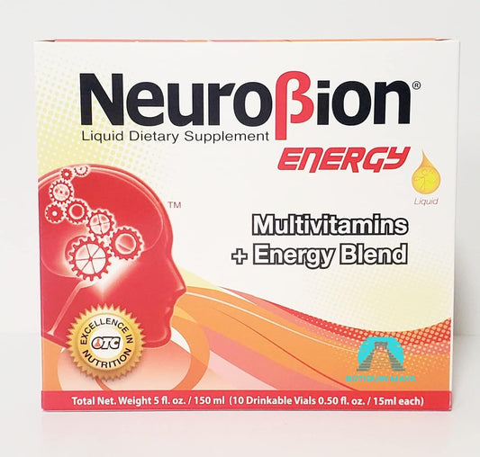 Neurobion Energy Liquid Dietary Supplement - 10 Vials, 150 ml Each