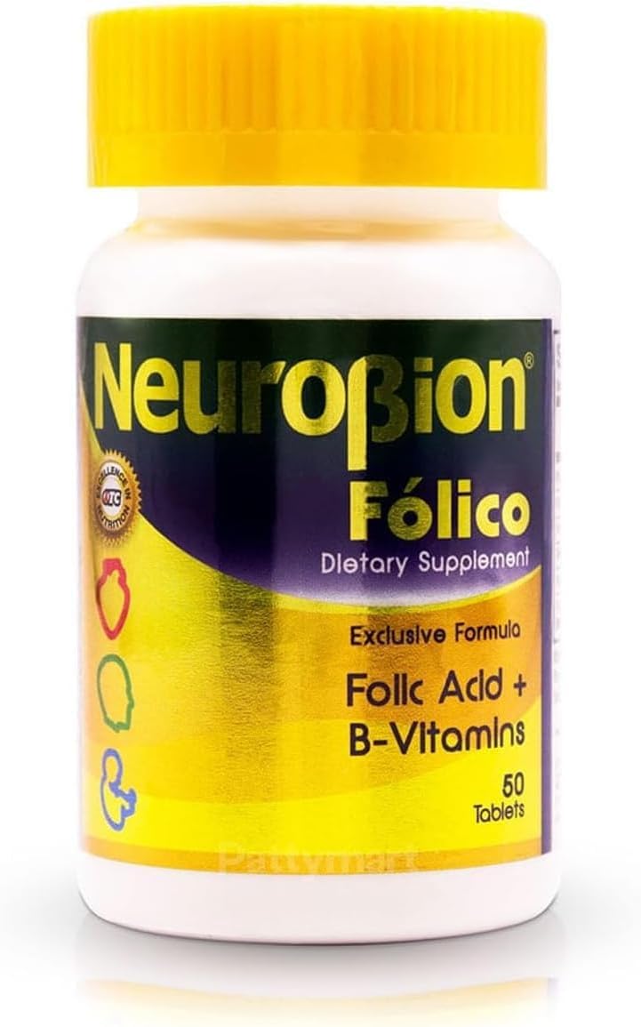Neurobion Folico Tablets - Pack of 50, Essential B Vitamins Supplement
