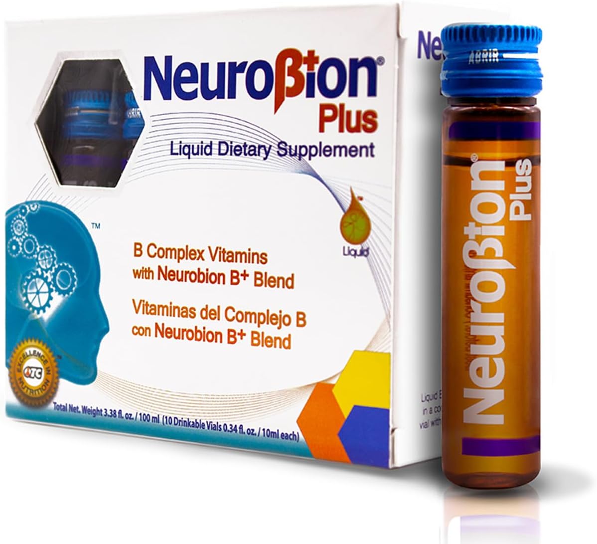 Neurobion Plus Liquid B Complex Supplement - 10 Vials