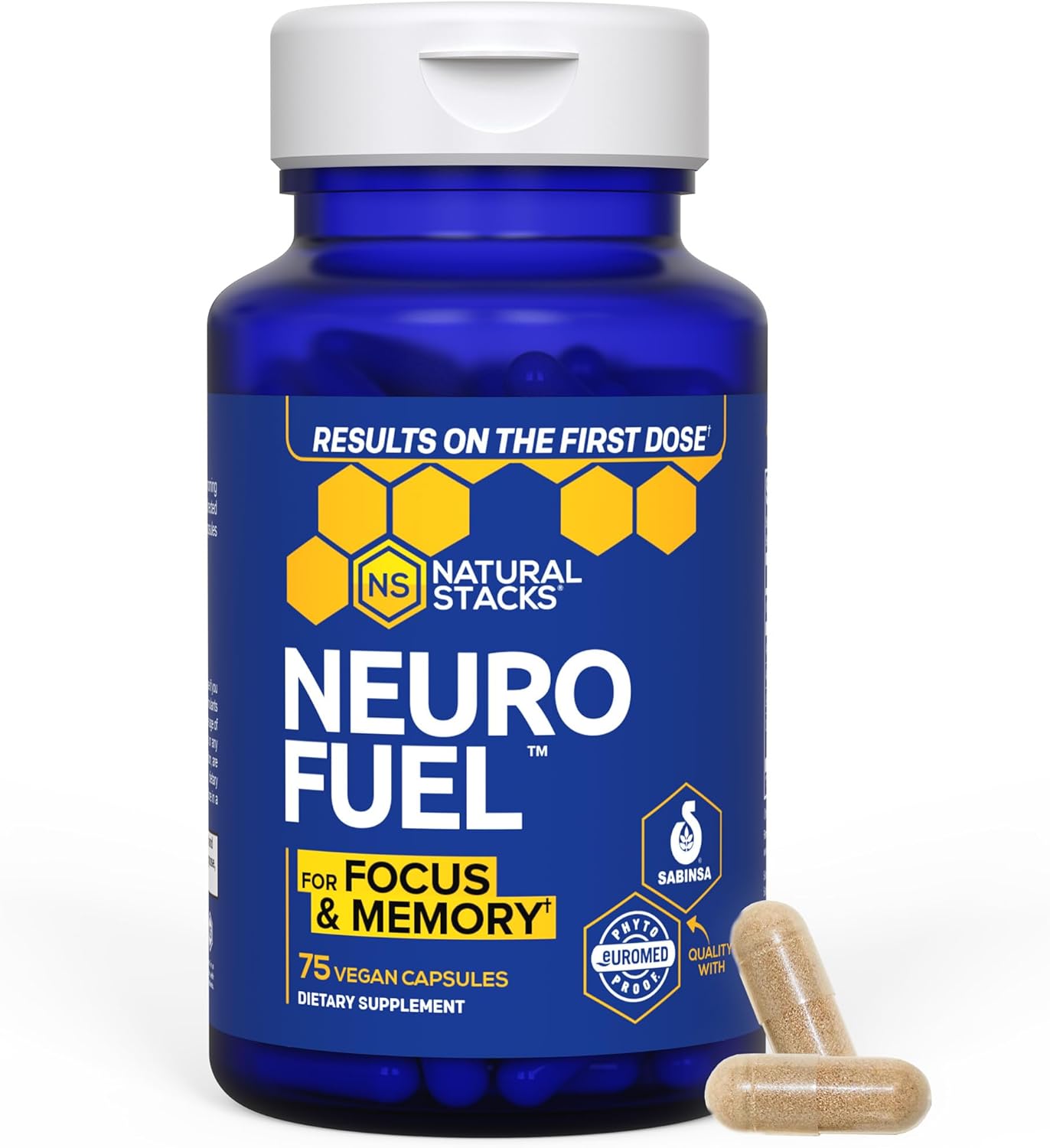 NeuroFuel & Resveratrol+ Supplement Bundle - Enhances Focus, Memory, and Brain Health* - 135 Capsules