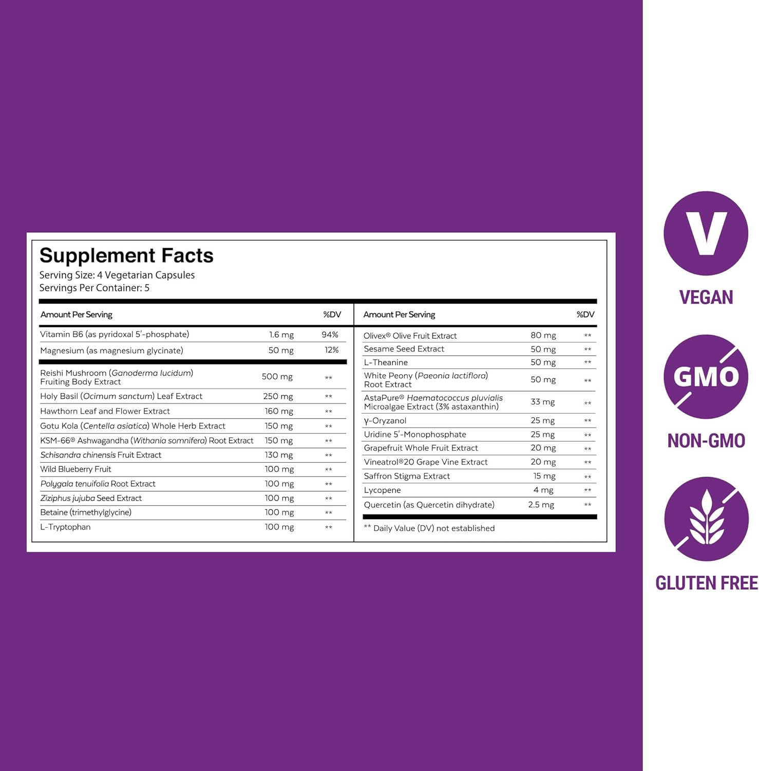 NEUROHACKER COLLECTIVE Qualia Night: Non-Habit Forming Sleep Aid for Deep Refreshing Sleep - Vegan, Non-GMO, Gluten-Free