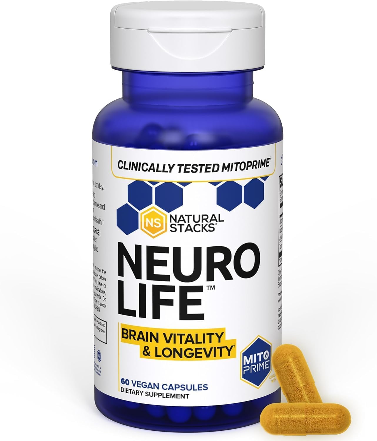 NeuroLife & Resveratrol Supplement Bundle - Promotes Longevity & Cognitive Health - 120 Capsules