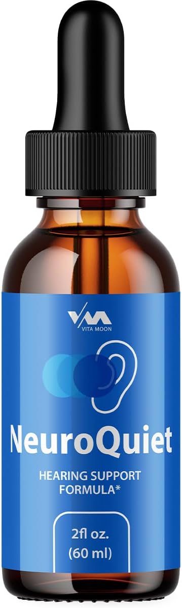 NeuroQuiet Drops - Advanced Formula for Hearing Support, Cognitive Health, and Wellness - 1 Month Supply