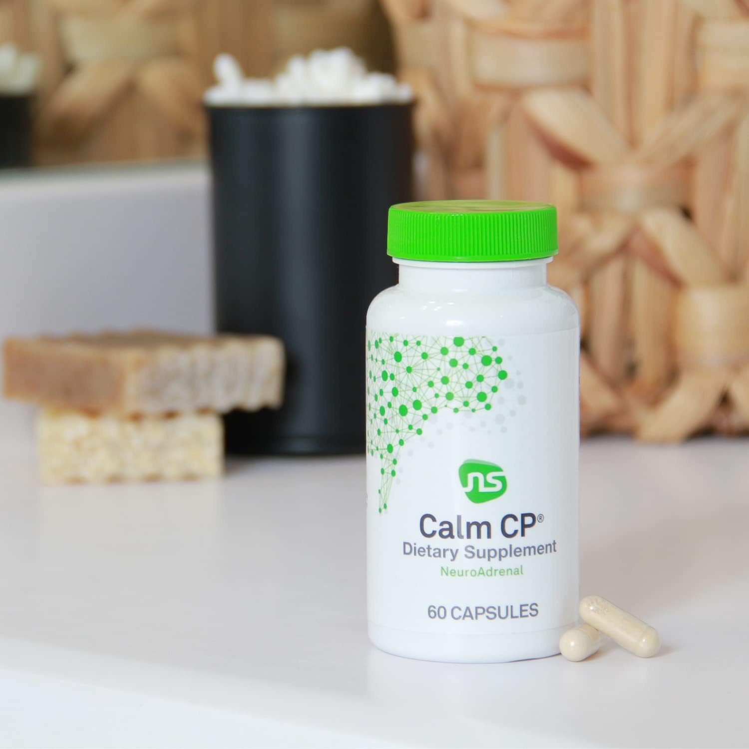 NeuroScience Neuro Adrenal Support Supplements - Daily Cortisol & Calming Aid for Women & Men - Promotes Sleep, Immune Health, Healthy Levels - 60 Capsules