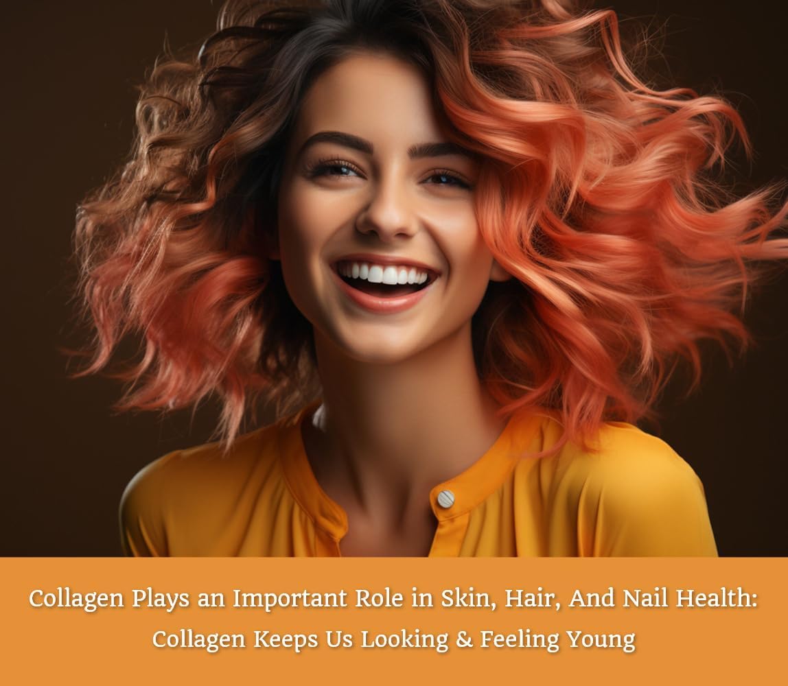 Nevancia Collagen Gummies with Collagen Peptide, Vitamins for Glowing Skin, Fuller Hair, Strong Nails, Joint Health - 60 Gummies