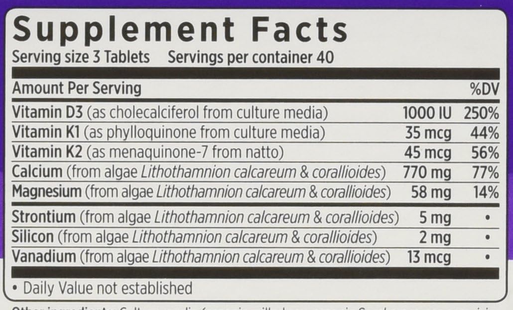 New Chapter Bone Strength Take Care 120 Tablets - Whole-Food Calcium Supplement for Bone Health and Strength