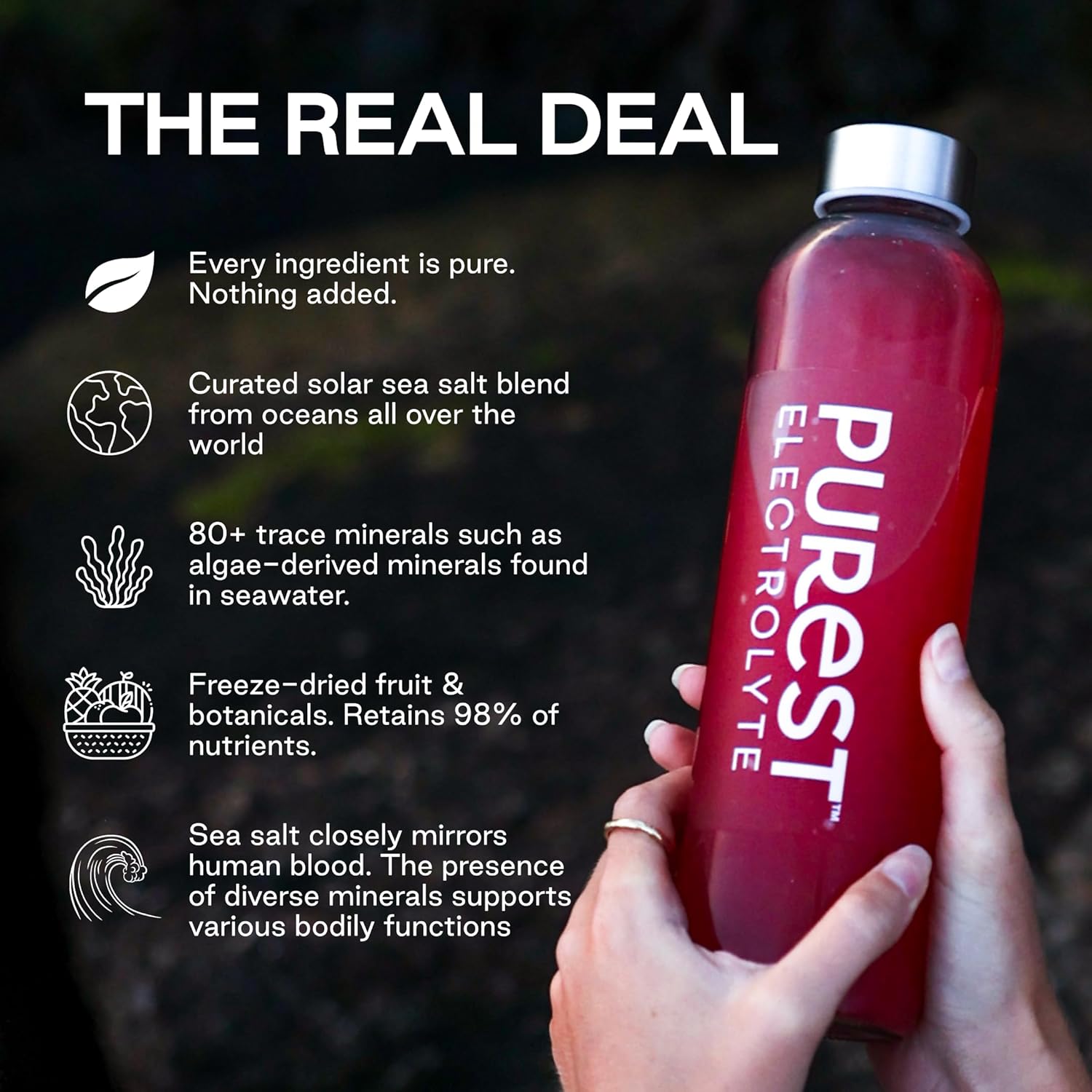 New! Know Brainer Cranberry Mint Electrolyte Powder Packets - Organic & Freeze-Dried for Optimal Hydration with Solar Sea Salts for Balance