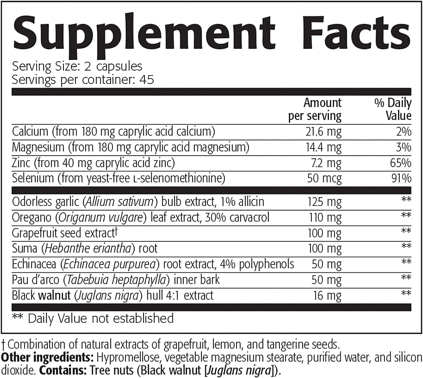 New Roots Herbal Candida Cleanse Supplement - Stop Overgrowth, Support Intestinal Flora, 90 Capsules, Oregano, Echinacea, Botanical Complex