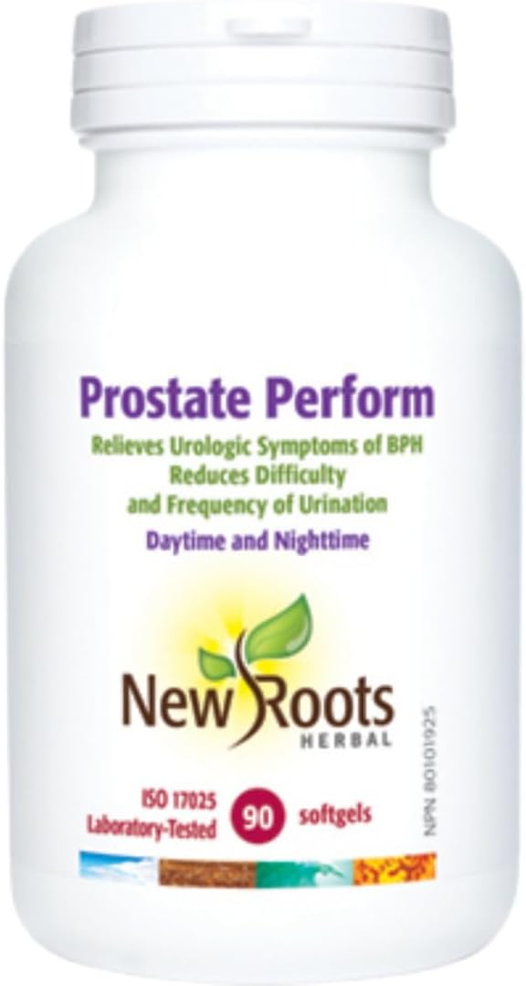 New Roots Prostate Supplement - Super Blend of 16 Powerful Herbals for Urinary Health (90 Softgels)