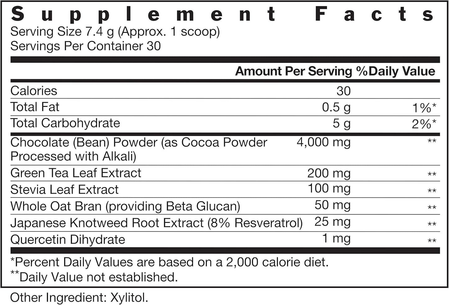 New Vitality Coco Complete: Immune System Boosting Superfood Powder with Green Tea Extract - Chocolate Flavor, 30 Servings