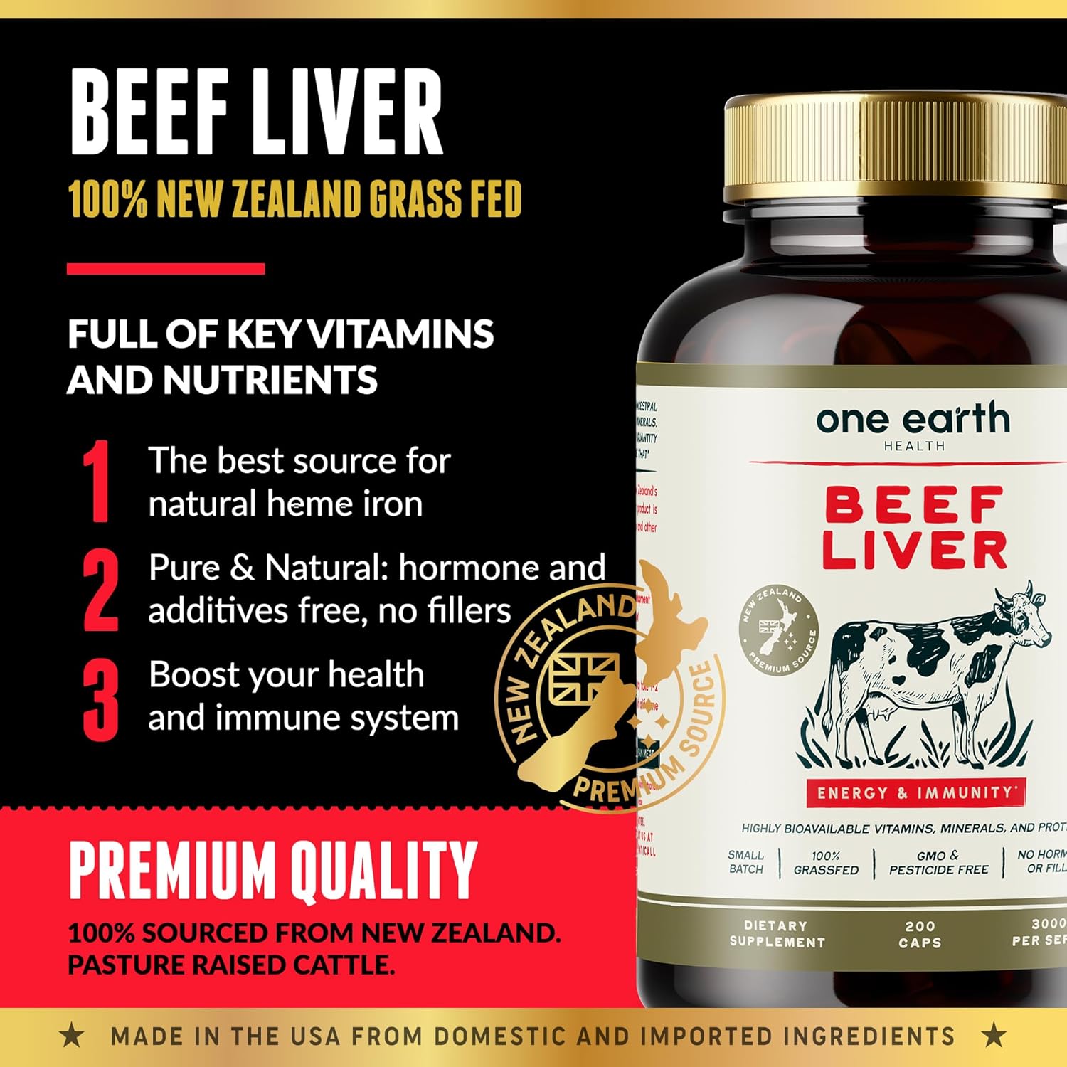 New Zealand Grass Fed Beef Organ, Bone Marrow, and Liver Super Bundle for Optimal Health