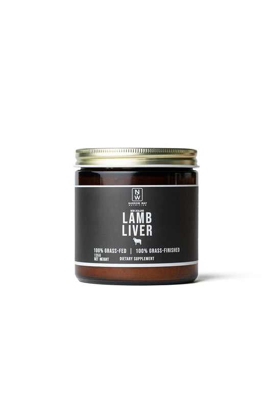 New Zealand Lamb Liver 135G - 100% Grass-Fed & Finished, Regeneratively Raised, 45 Day Supply, Daily 3G Scoop