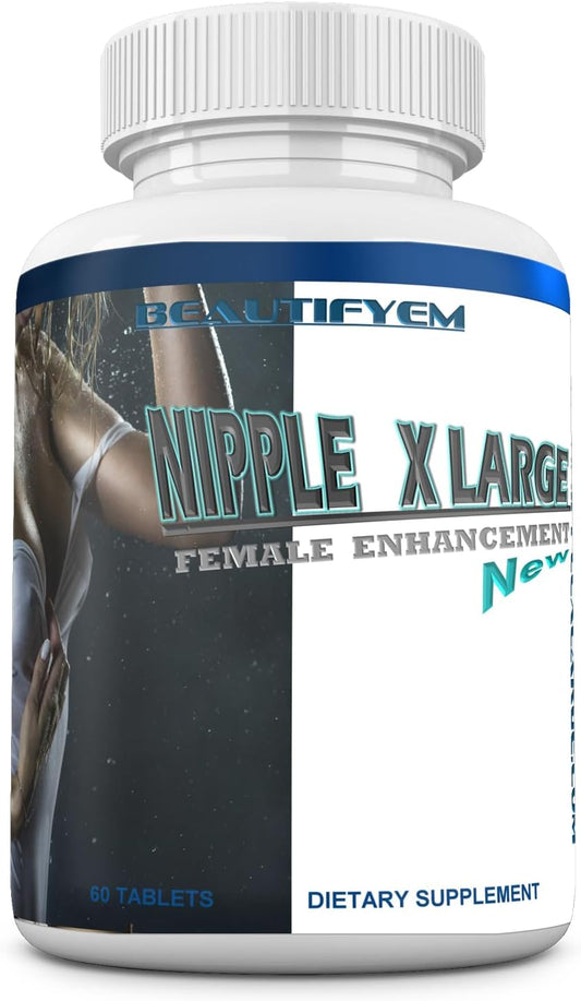 Nipple X-Large Supplement - Enhance Size and Firmness of Nipples and Breasts - 60 Tablets