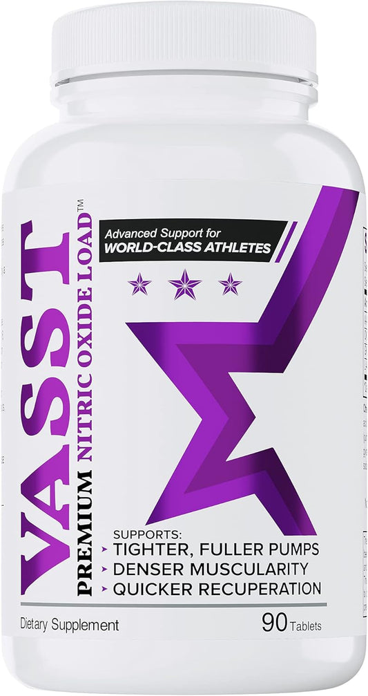 Nitric Oxide Booster Supplement for Muscle Building and Vascularity - 90 Tablets with 3,000mg of Arginine-AKG, OKG, GKG, and L-Arginine HCL