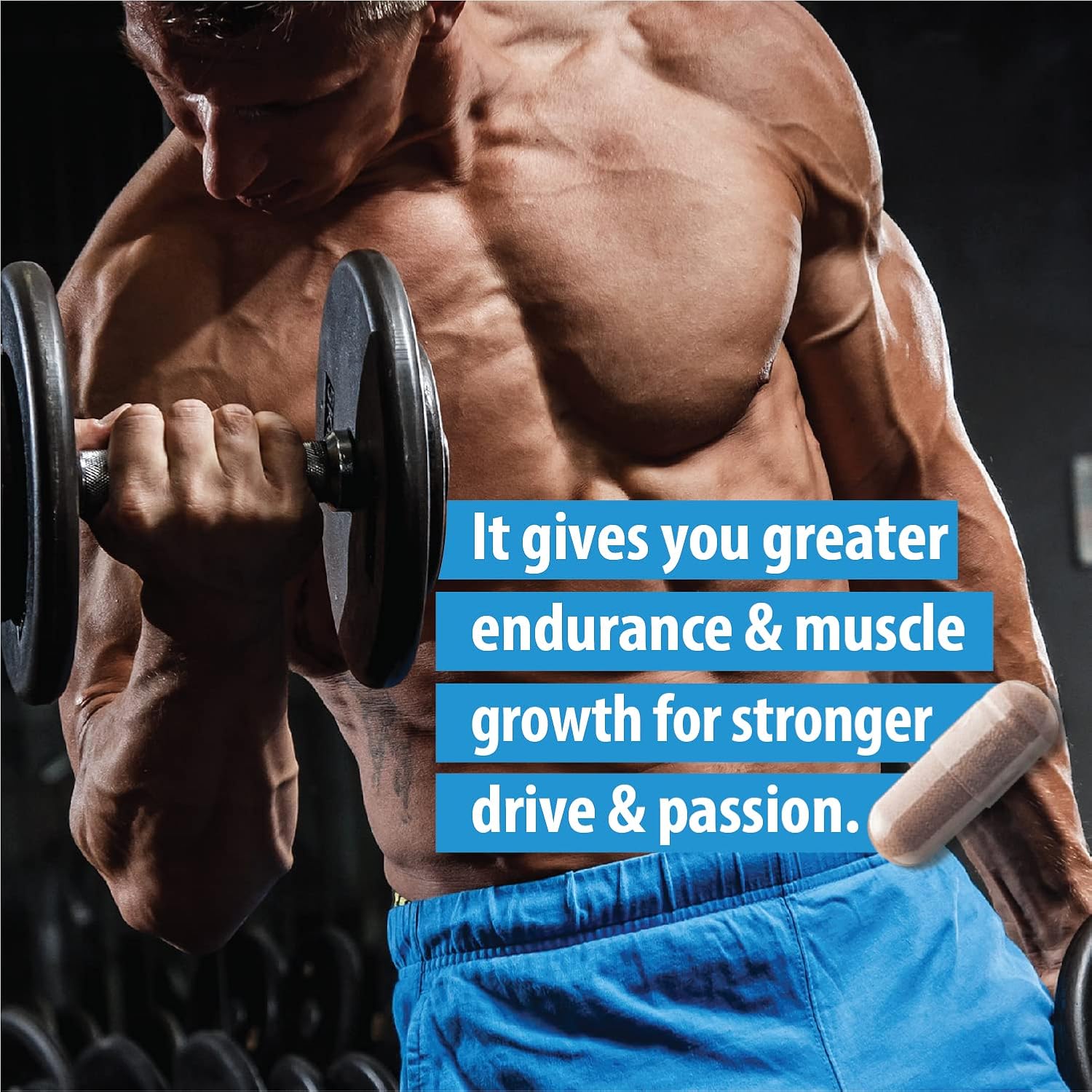 Nitric Oxide Booster Supplement for Vascularity, Muscle Growth, and Endurance - 1600mg L-Arginine vs L-Citrulline Capsules with Tribulus - 2 Month Supply