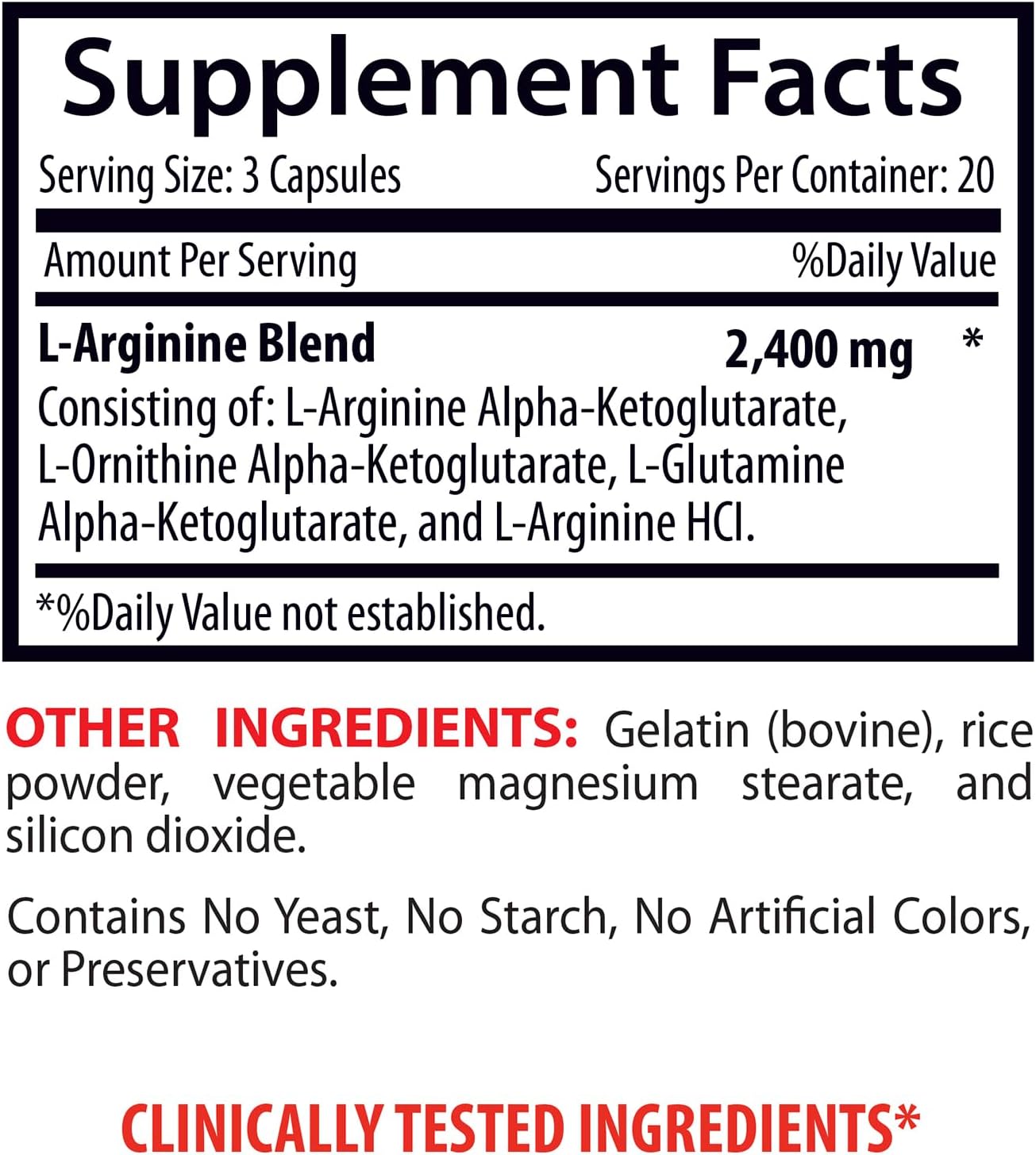 Nitric Oxide Muscle Pump Supplements for Extreme Strength and Growth - 2400mg Workout Pills for Men and Women - 2 Bottles 120 Capsules