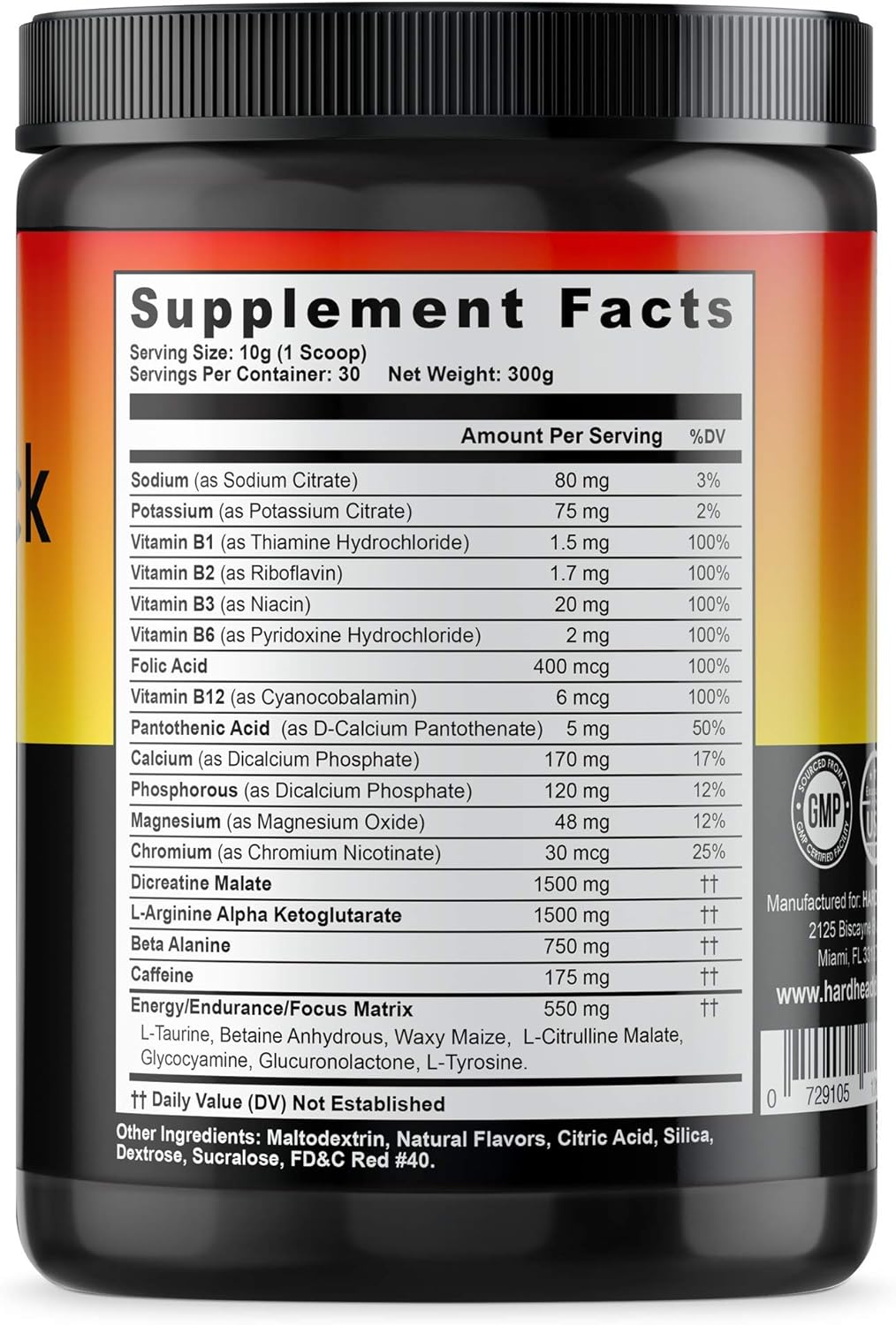 Nitric Shock Pre Workout Supplement - Boost Energy and Muscle Pumps - Nitric Oxide Booster Powder - 30 Servings, Fruit Punch Flavor