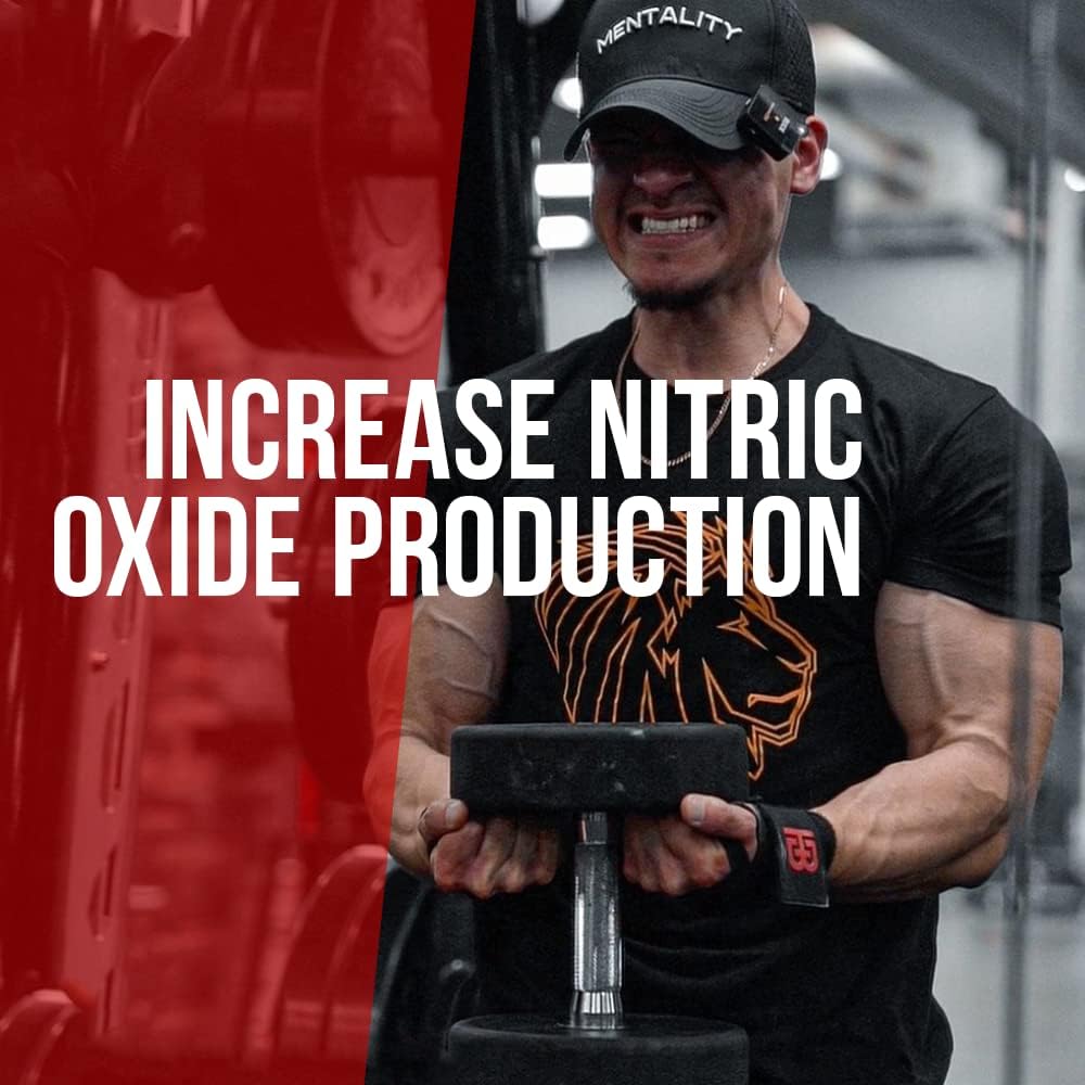 Nitrosigine Alpha Lion Gains Candy: Muscle Pump & Blood Flow Supplement Booster, 63 Capsules