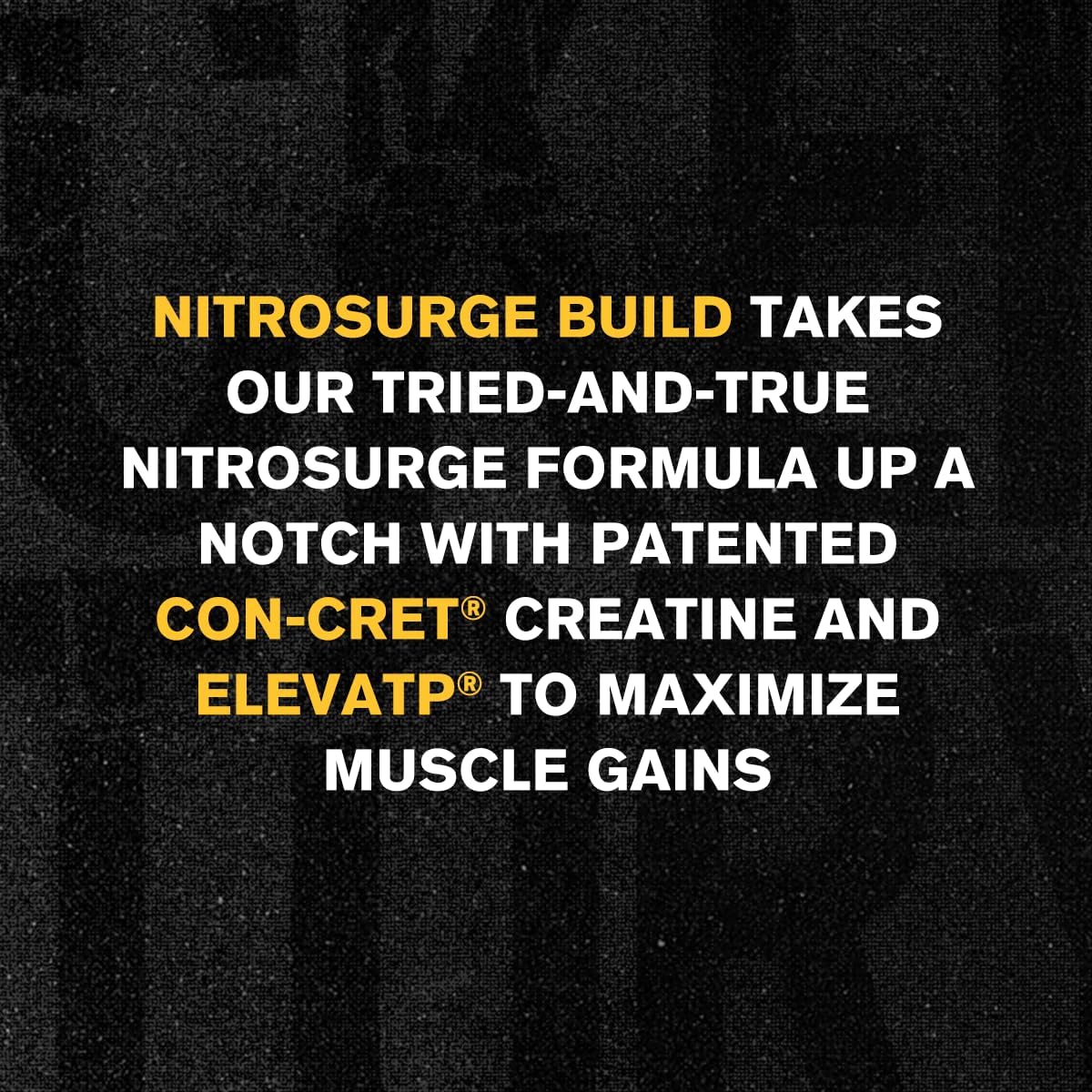 Nitrosurge Build Pre Workout with Creatine & elevATP for Muscle Building - Blue Raspberry, 30 Servings
