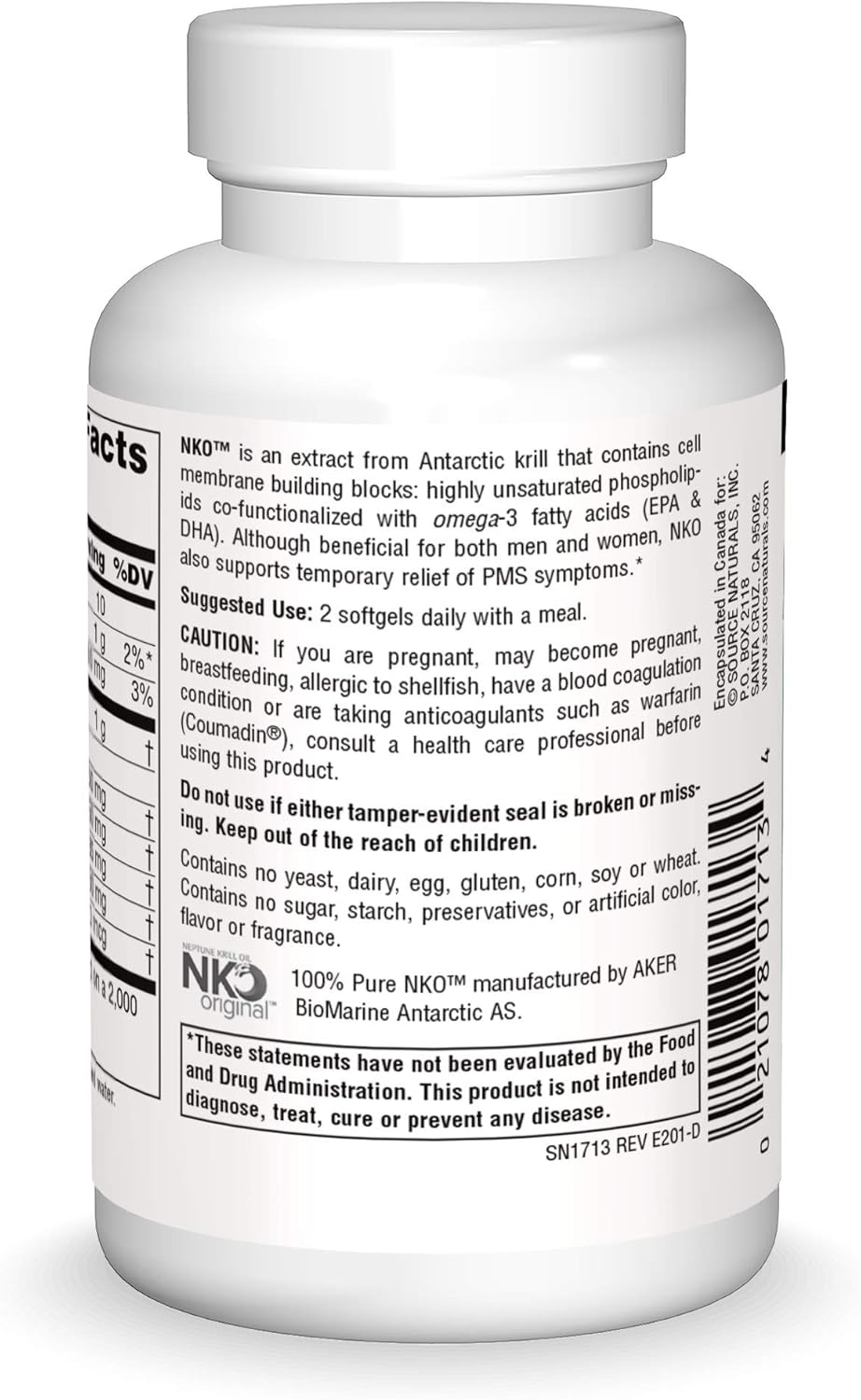 NKO Neptune Krill Oil Softgels - 500mg - Supports Heart Health & Cell Membrane Integrity - 60 Count