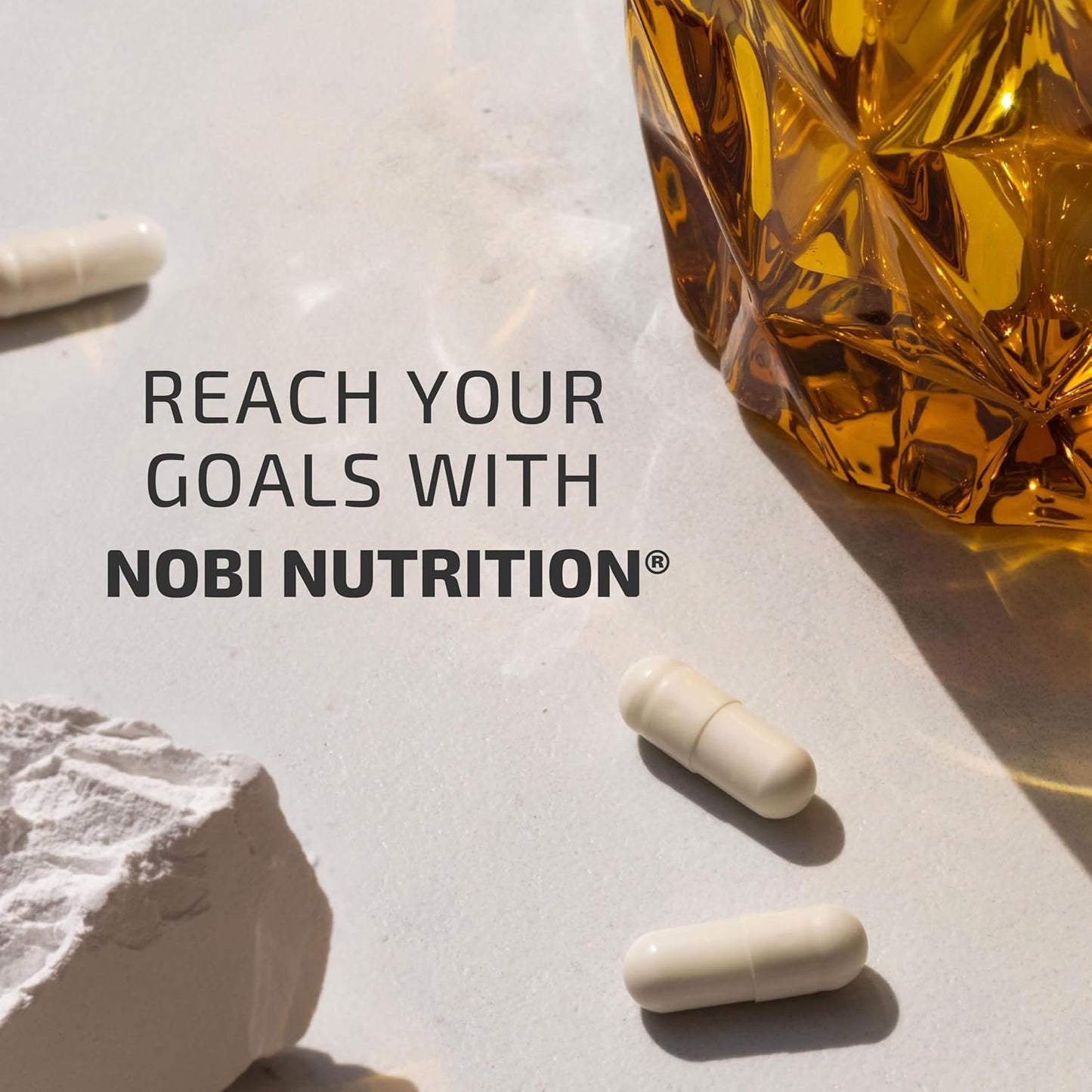 Nobi Nutrition Burn Pro 7-in-1 Thermogenic Metabolism Booster for Weight Management and Energy Support - 60ct