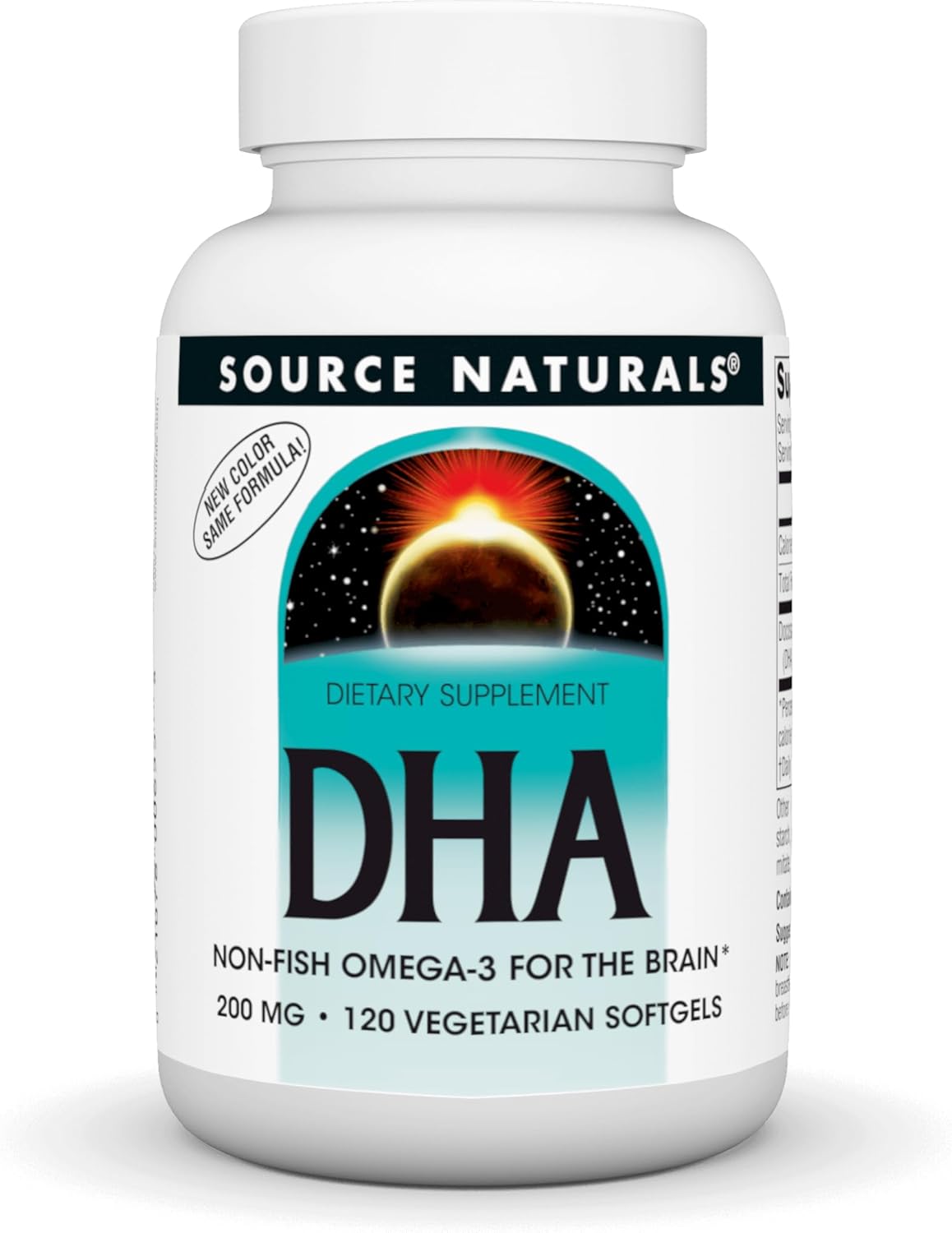 Non-Fish Omega-3 DHA Neuromins Supplement 200mg for Brain Health - 120 Softgels