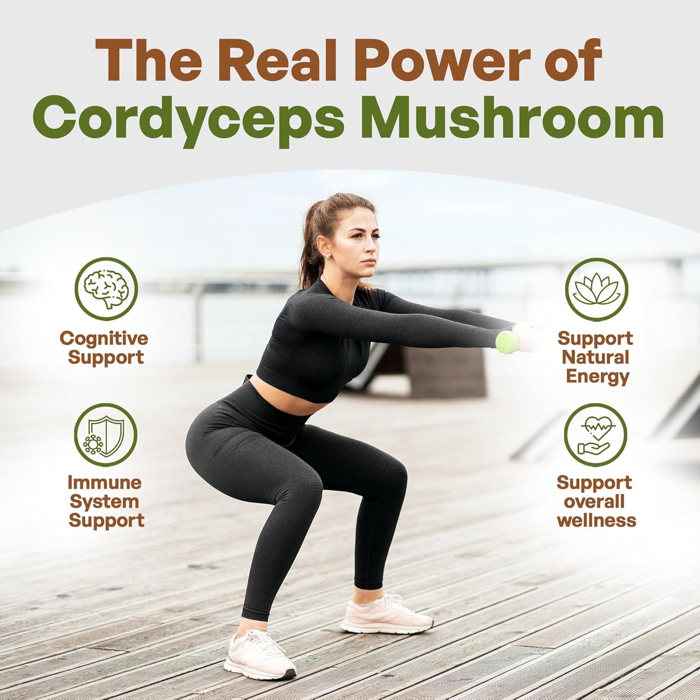 Non-GMO Cordyceps Mushroom Powder Extract | 30% Polysaccharides | Pure 8 oz. (225g)