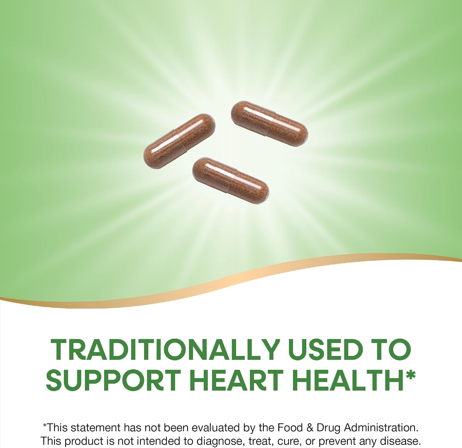 Non-GMO Hawthorn Berry Capsules for Heart Health Support - Herbal Supplement - 180 Vegan Capsules - Gluten Free