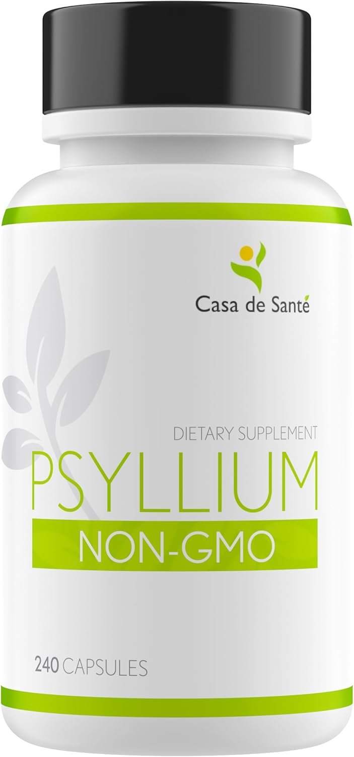Non-GMO Low FODMAP Fiber Supplement Capsules by Casa de Sante