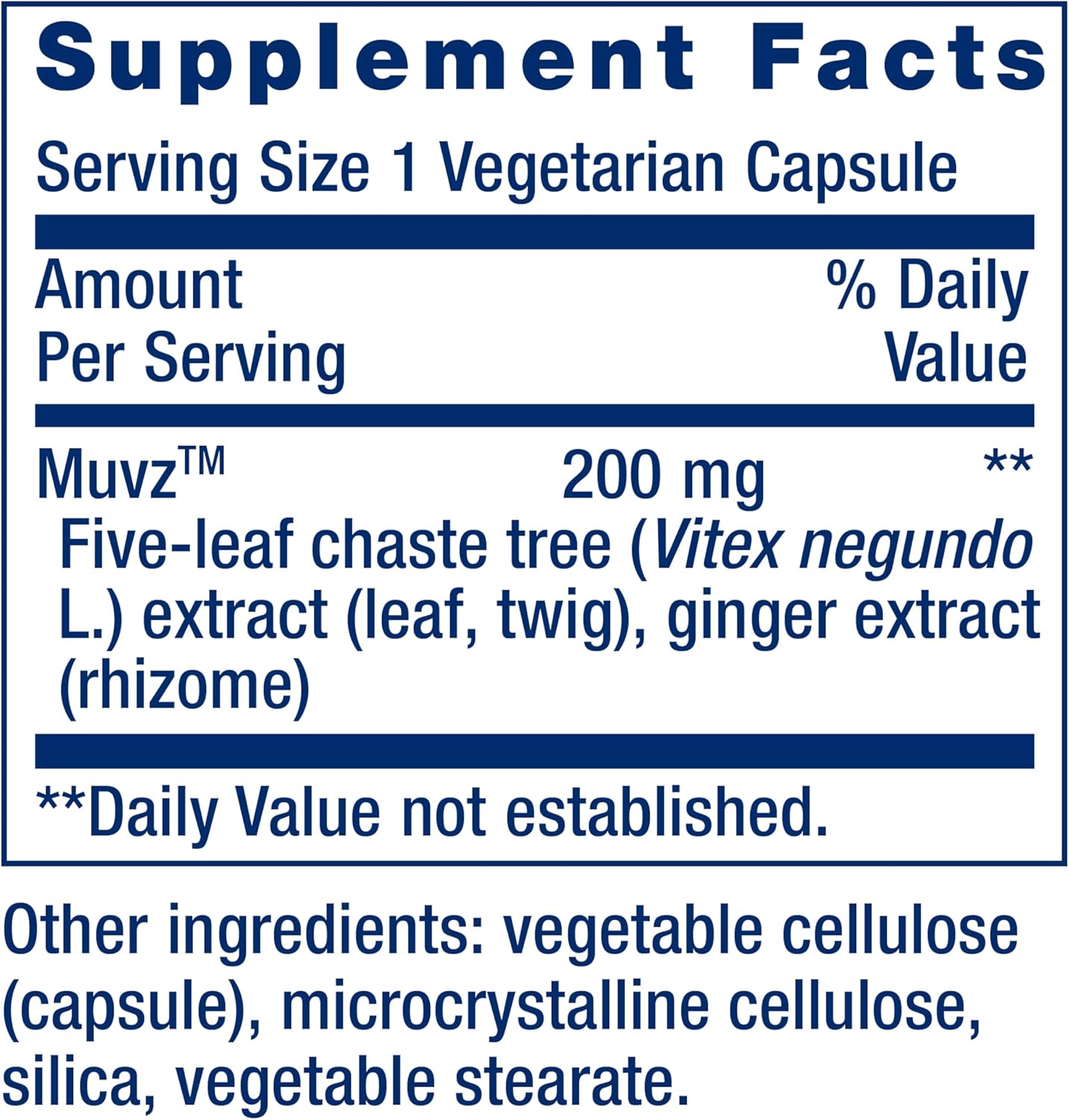 Non-GMO Lower Back Relief Capsules with Chinese Chaste Tree and Ginger Extract - 60 Vegetarian Capsules for Discomfort and Stiffness