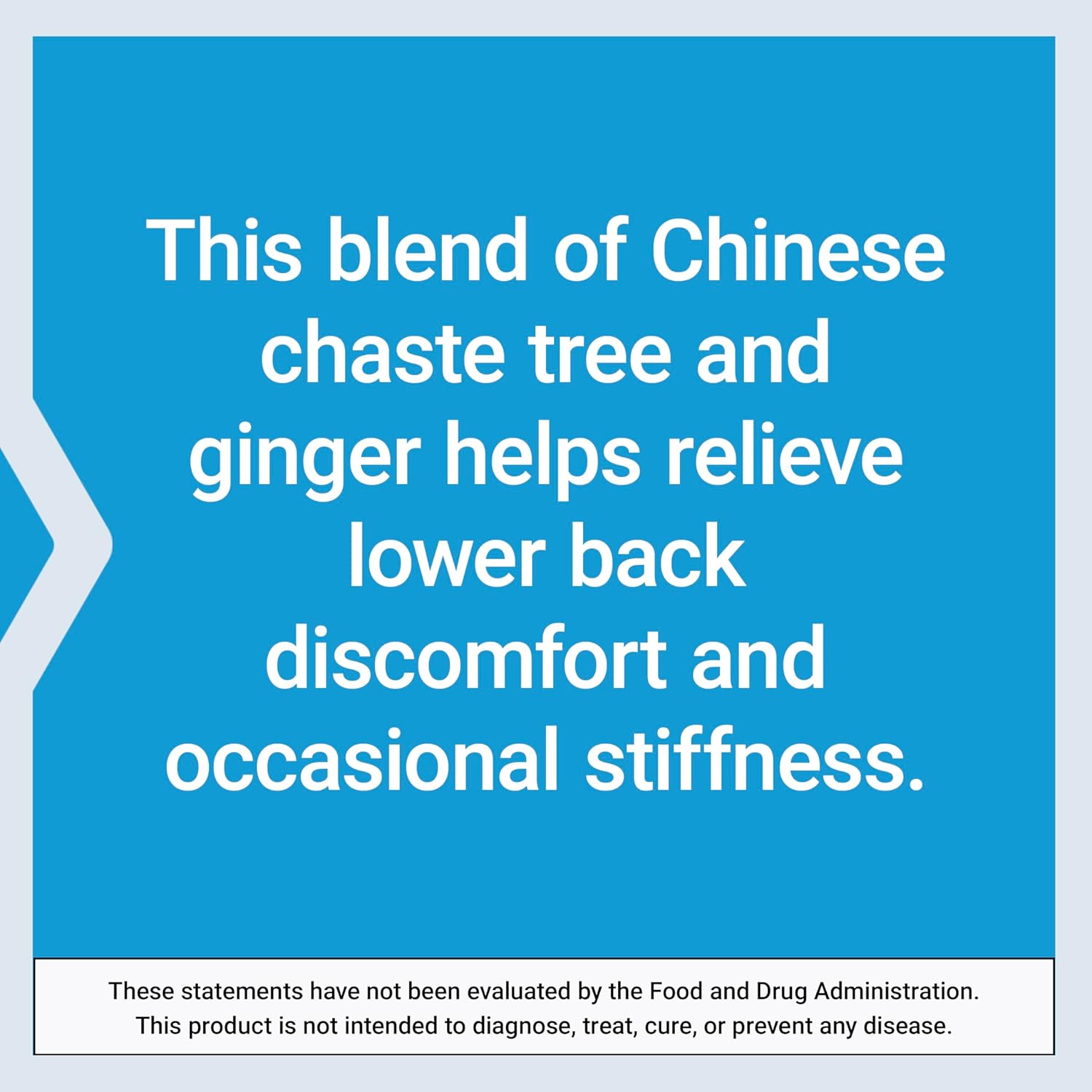 Non-GMO Lower Back Relief Capsules with Chinese Chaste Tree and Ginger Extract - 60 Vegetarian Capsules for Discomfort and Stiffness